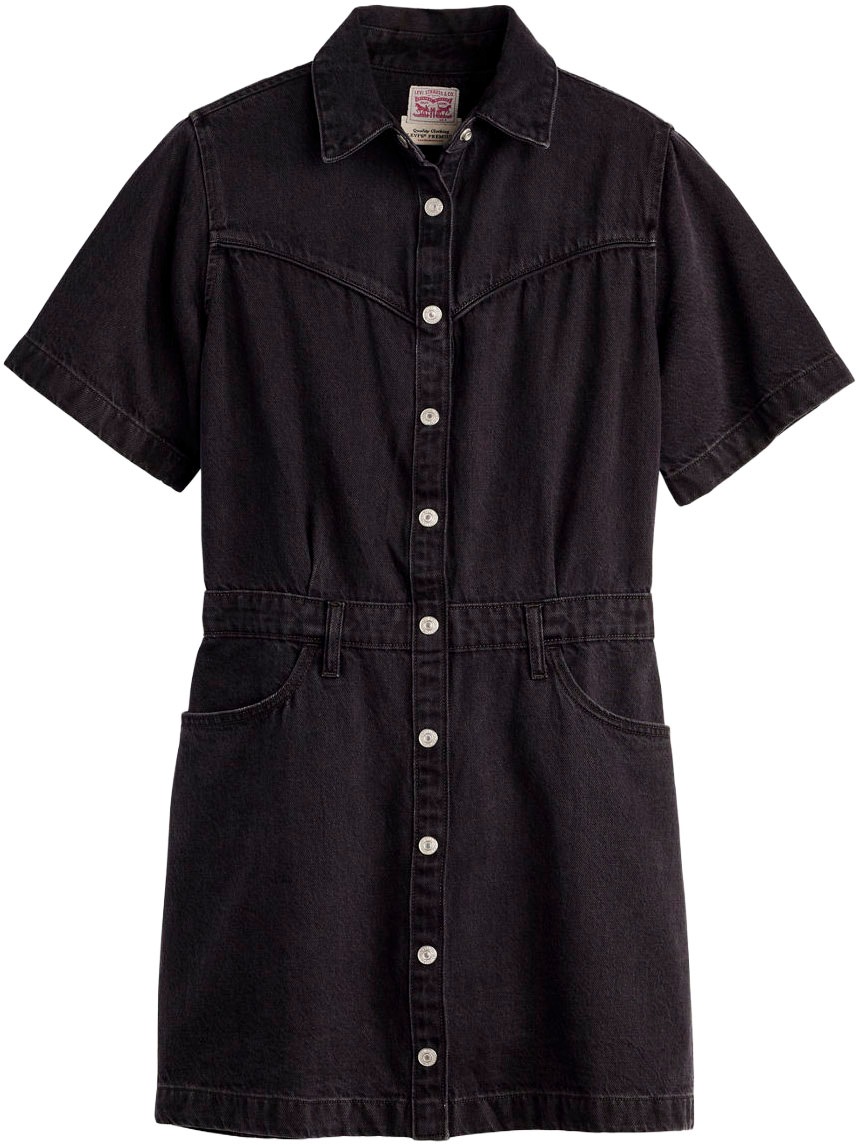 Levi's® Jeanskleid »WESTERN DRESS« Eingrifftaschen | Gesäßtaschen Durchgehender Druckknopfverschluss