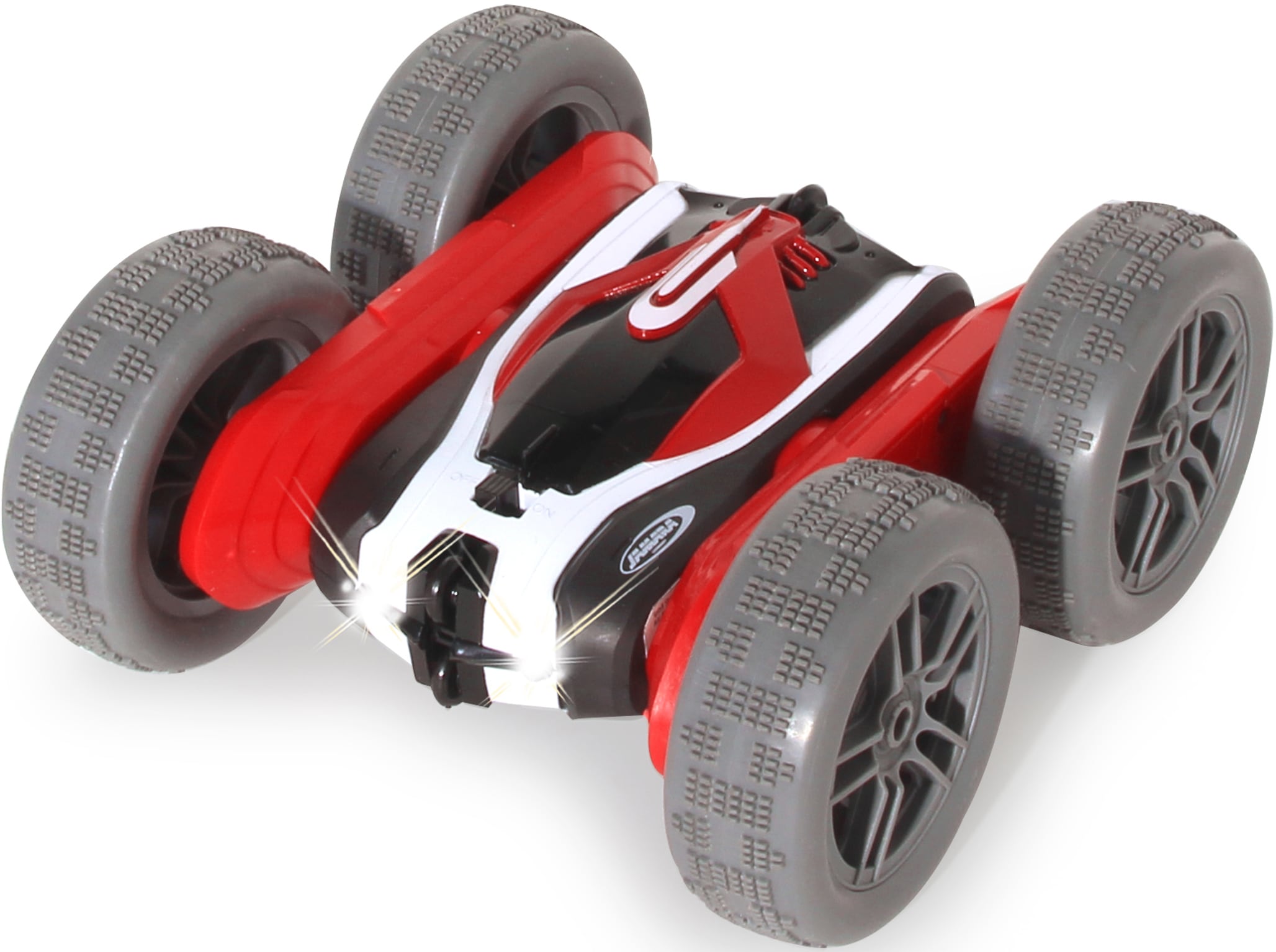 Jamara RC-Auto »SpinX Stuntcar 2,4GHz, rot-schwarz«, mit zuschaltbarem LED-Licht