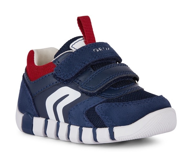Geox Lauflernschuh »B IUPIDOO BOY D«, Sneaker, Babyschuh mit praktischen Klettverschlüssen