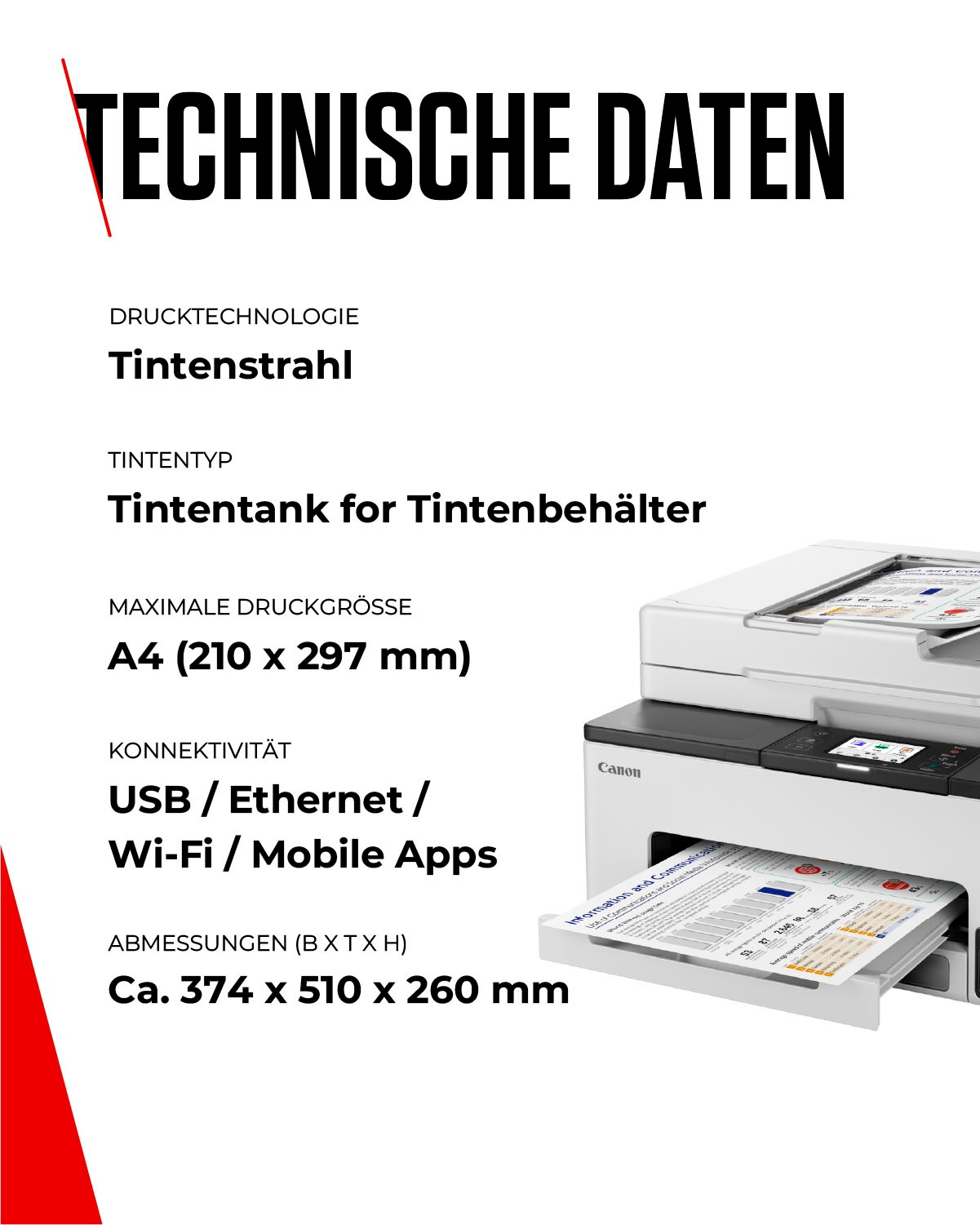 Canon Multifunktionsdrucker »MAXIFY GX2050«