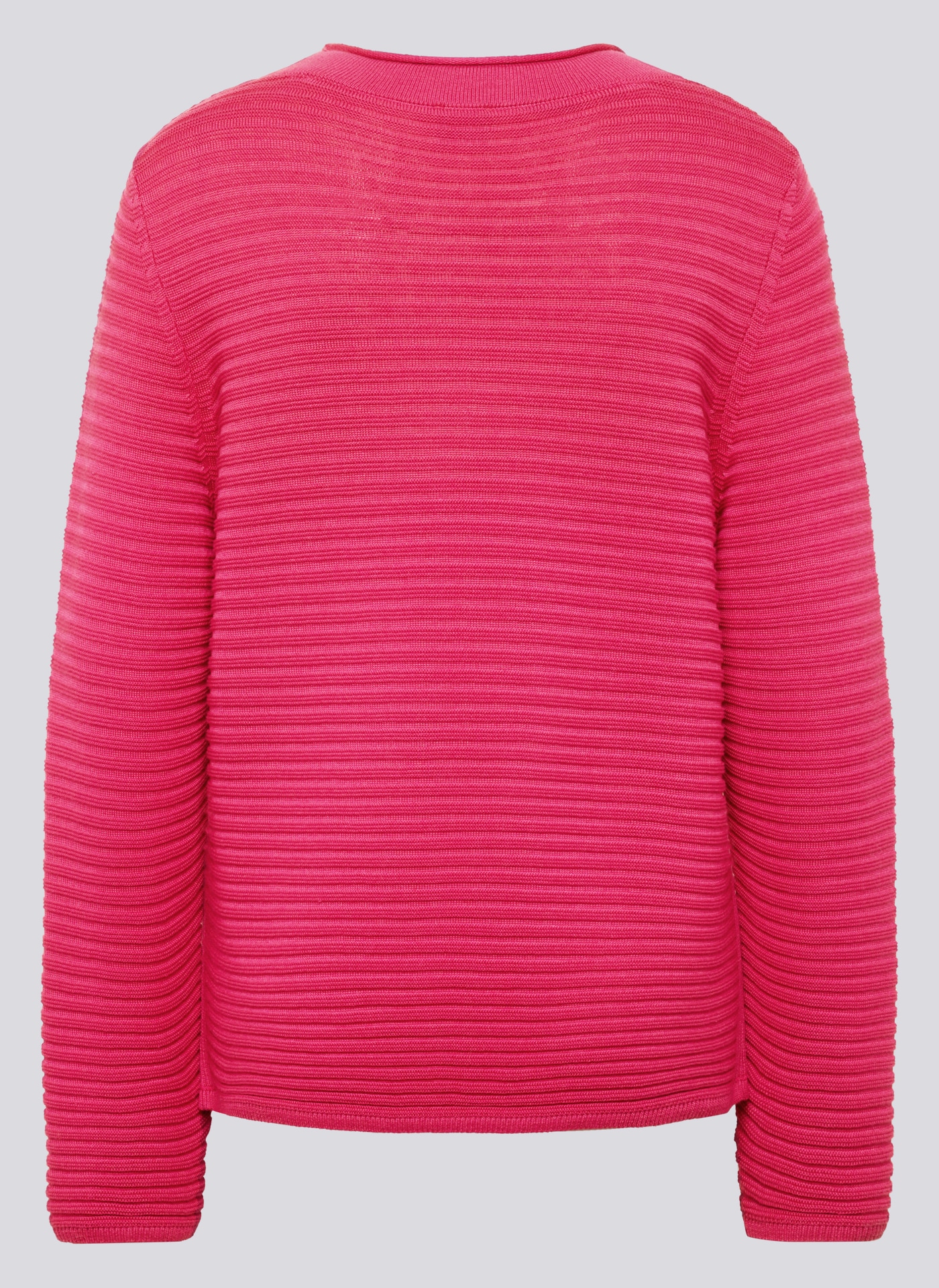 Rabe Rundhalspullover mit Streifen Muster