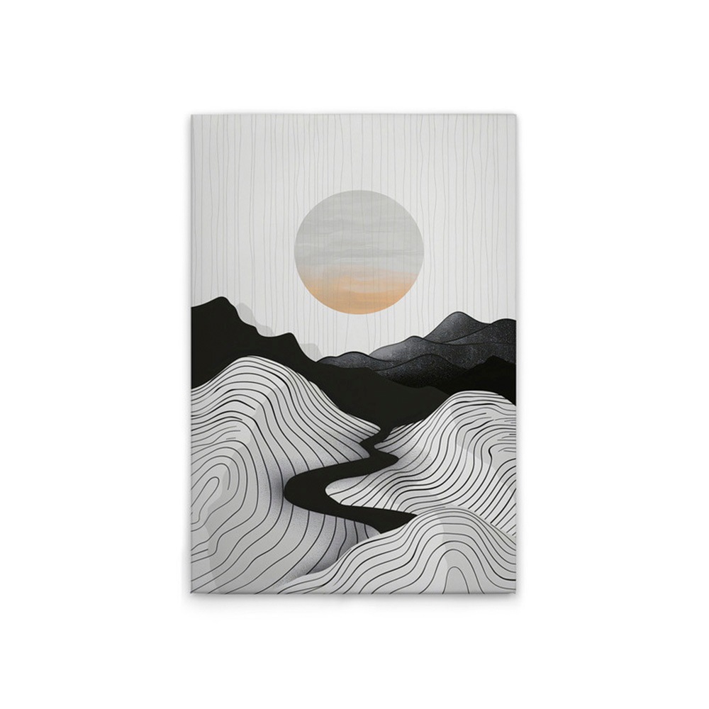 A.S. Création Leinwandbild »Grey Sun - Wandbild Schwarz Grau Weiß Keilrahme günstig online kaufen