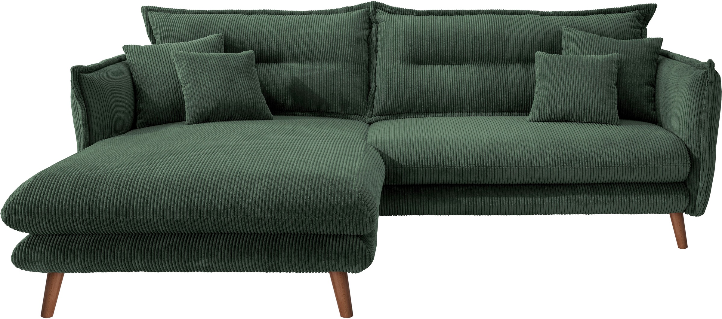 INOSIGN Ecksofa »Lazio modern und bequem, schmale Armlehnen, tolle Detailve günstig online kaufen