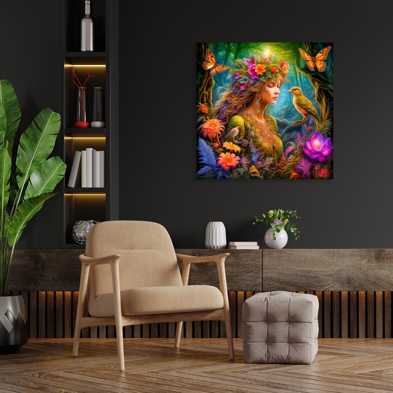 queence Acrylglasbild »Im Verborgenen des Zauberwaldes - Katharina Kolenda« günstig online kaufen