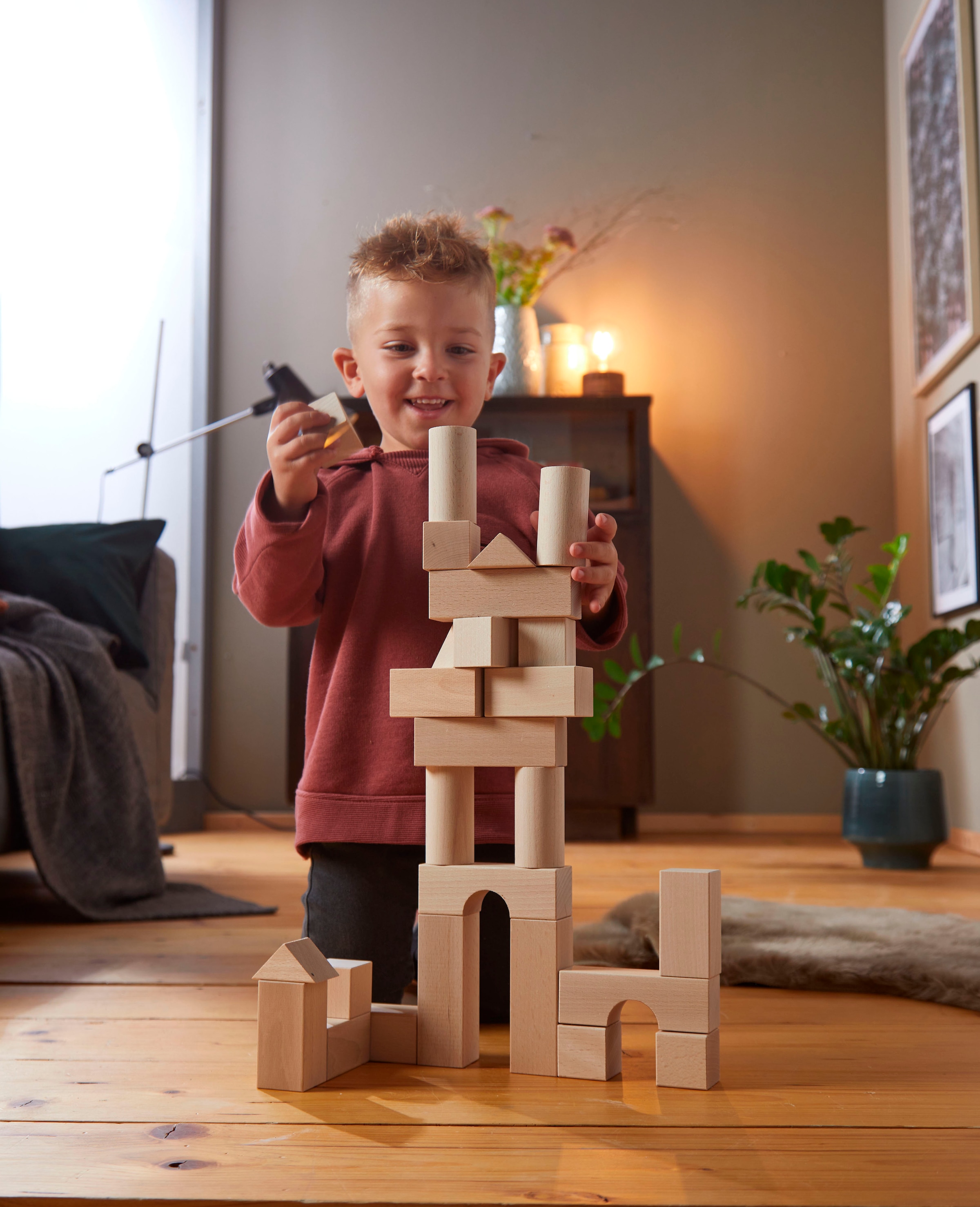 Haba Spielbauklötze »Meine ersten Bausteine natur«, Made in Germany