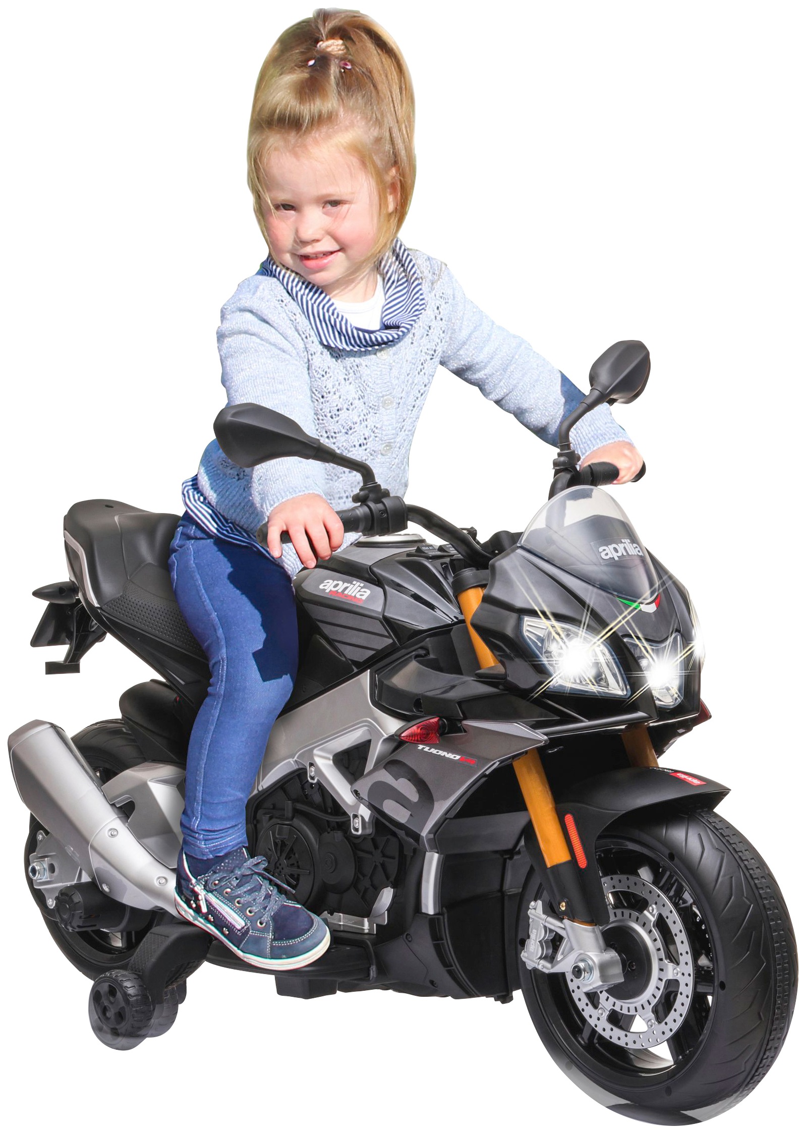 Jamara Elektro-Kindermotorrad »Ride-on Aprilia Tuono V4 1100RR«, ab 3 Jahren, bis 25 kg