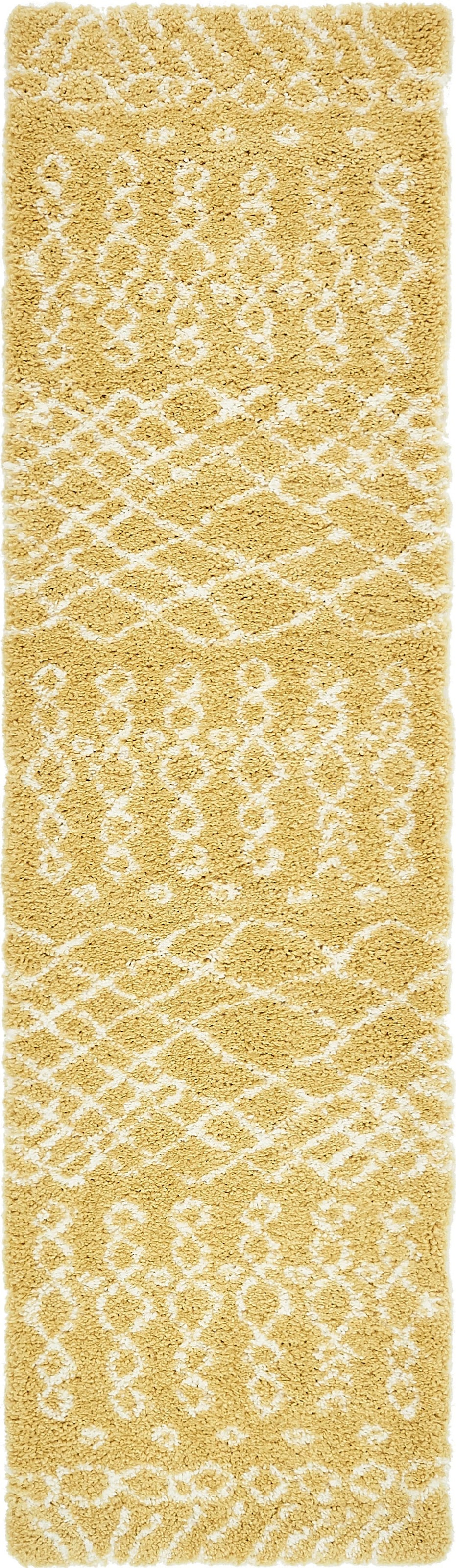 Myflair Möbel & Accessoires Hochflor-Läufer »Temara Shag Lagerräumung«, rechteckig, 51 mm Höhe, Teppich-Läufer, gewebt, Scandi Design, ideal im Flur & Schlafzimmer