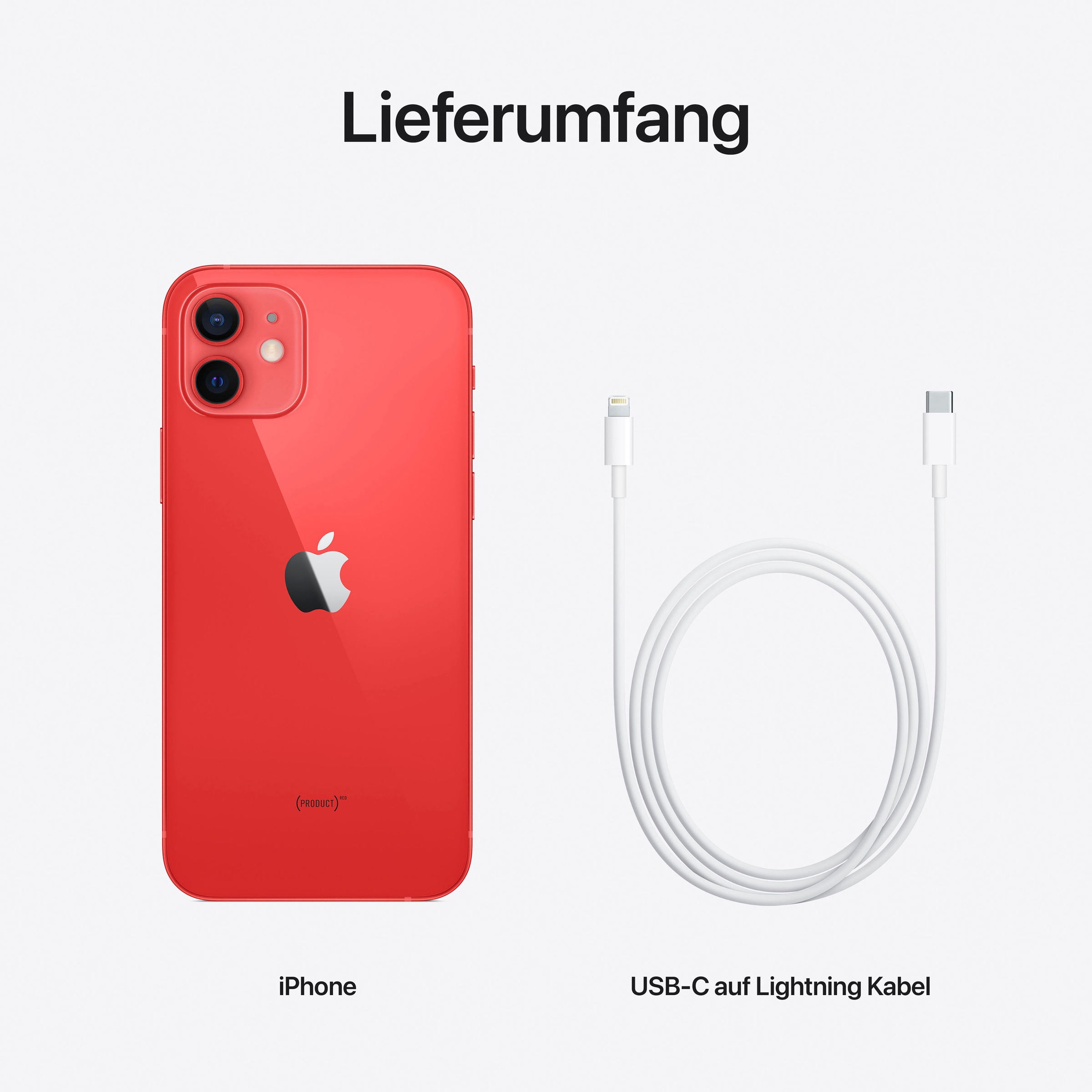 6. Bild von Apple Smartphone »iPhone 12 256GB«, rot, 15,5 cm/6,1 Zoll, 12 MP Kamera, ohne Strom Adapter und Kopfhörer, kompatibel mit AirPods, Earpods