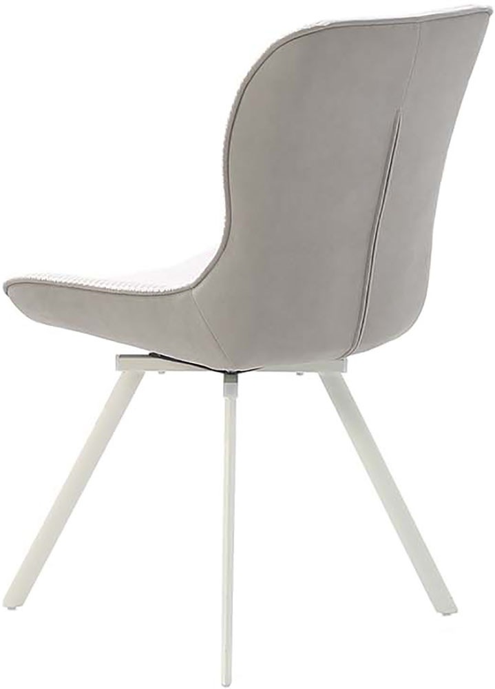 Jockenhöfer Gruppe 4-Fußstuhl »Mellum«, (Set), 2 St., Cord-Microfaser, Inklusive Drehfunktion (360° drehbar), Bezugsstoff Cord