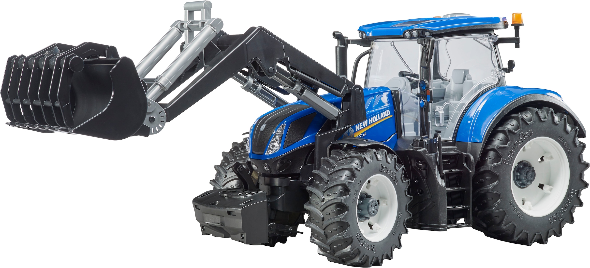 Bruder® Spielzeug-Traktor »New Holland T7.315 Frontlader lenkbar 44 cm (03121)«, Made in Europe