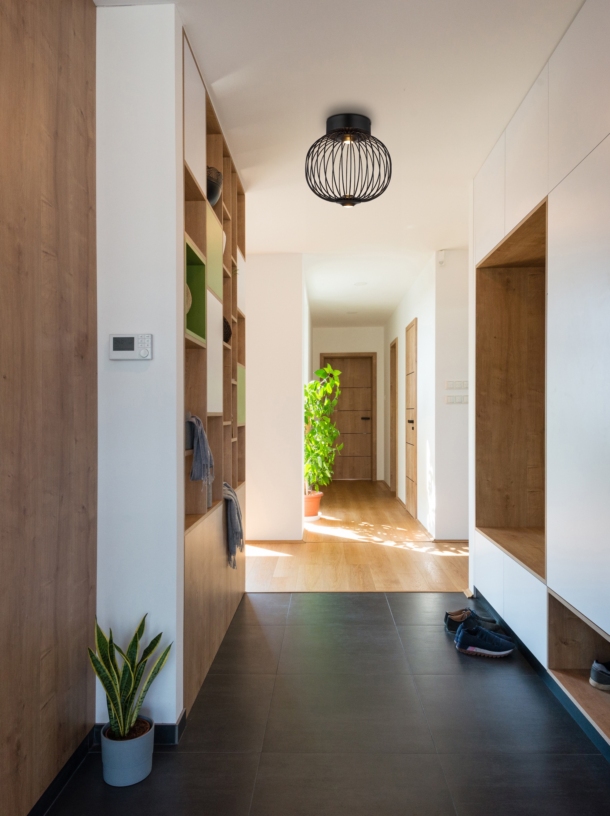 GLOBO LIGHTING Deckenleuchte »GALWAY« LED-Modul 1 Stk. Warmweiß Deckenlampe günstig online kaufen