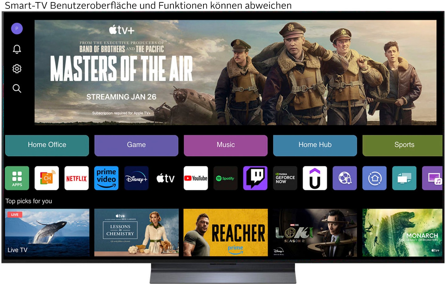 LG OLED-Fernseher »OLED65C5ELB«, 4K Ultra HD, Smart-TV