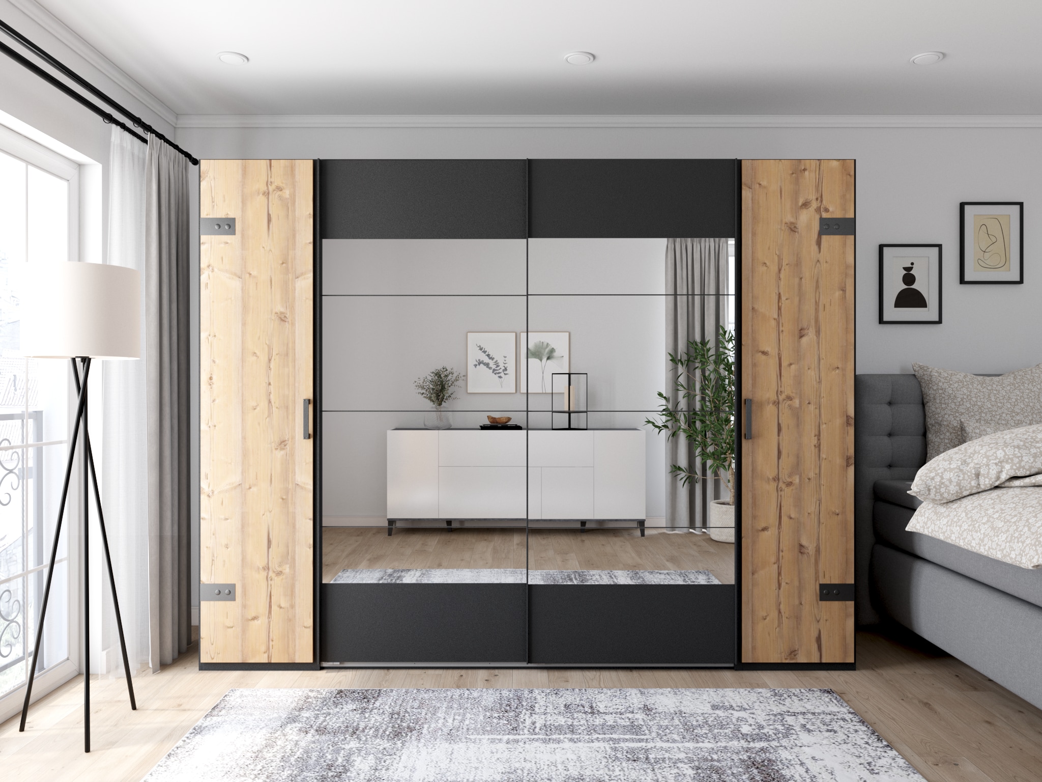 Home affaire Tischvase »Marenne« aus Glas, mit wunderschönem Schliff