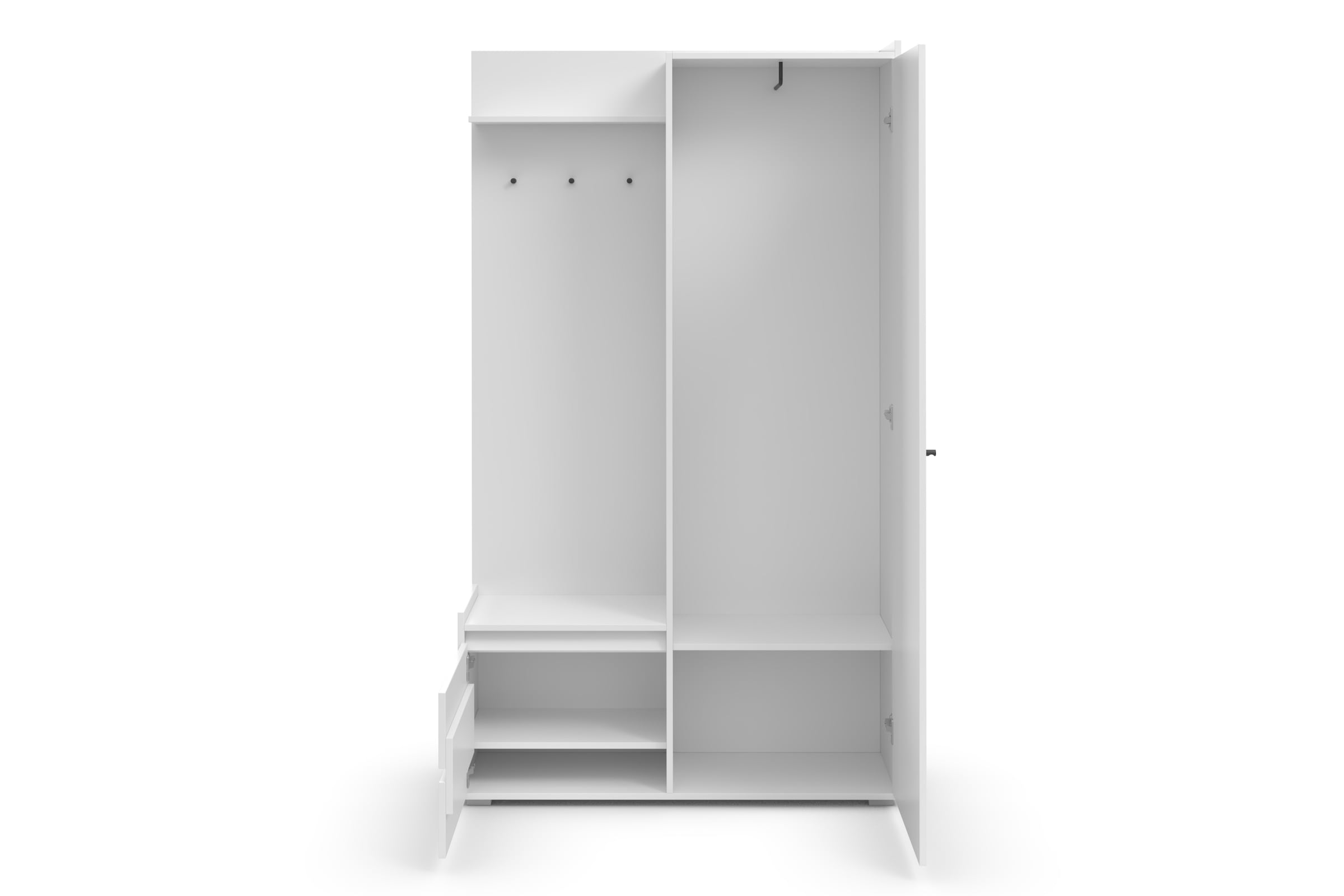 INOSIGN Garderobenschrank »Kosmo«, mit Spiegel Maße 118 x 30 cm, Höhe 190 cm, Breite 110 cm