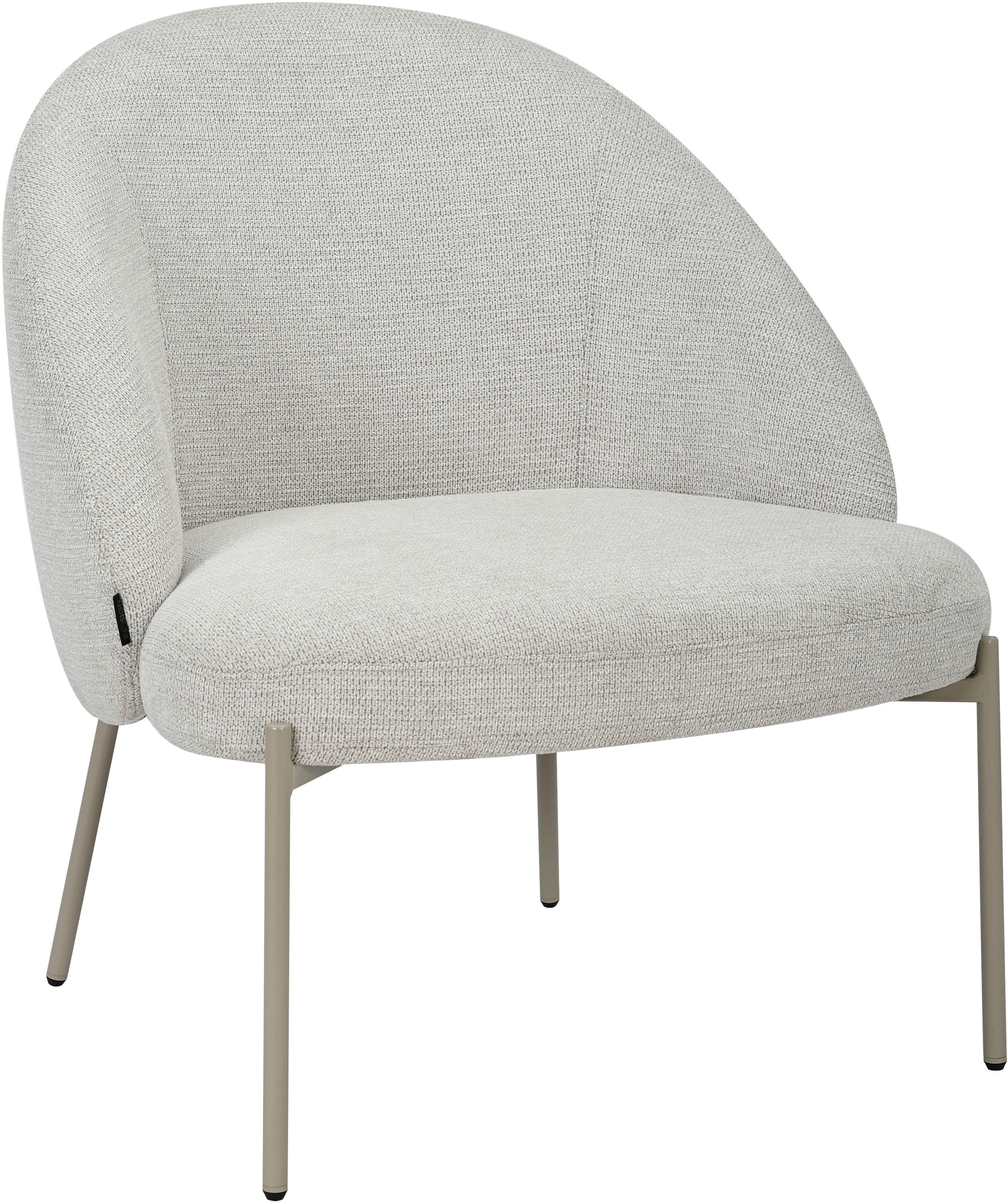 INOSIGN Loungesessel »MOVILLE Designstuhl mit filigranen Metallbeinen«, Coc günstig online kaufen