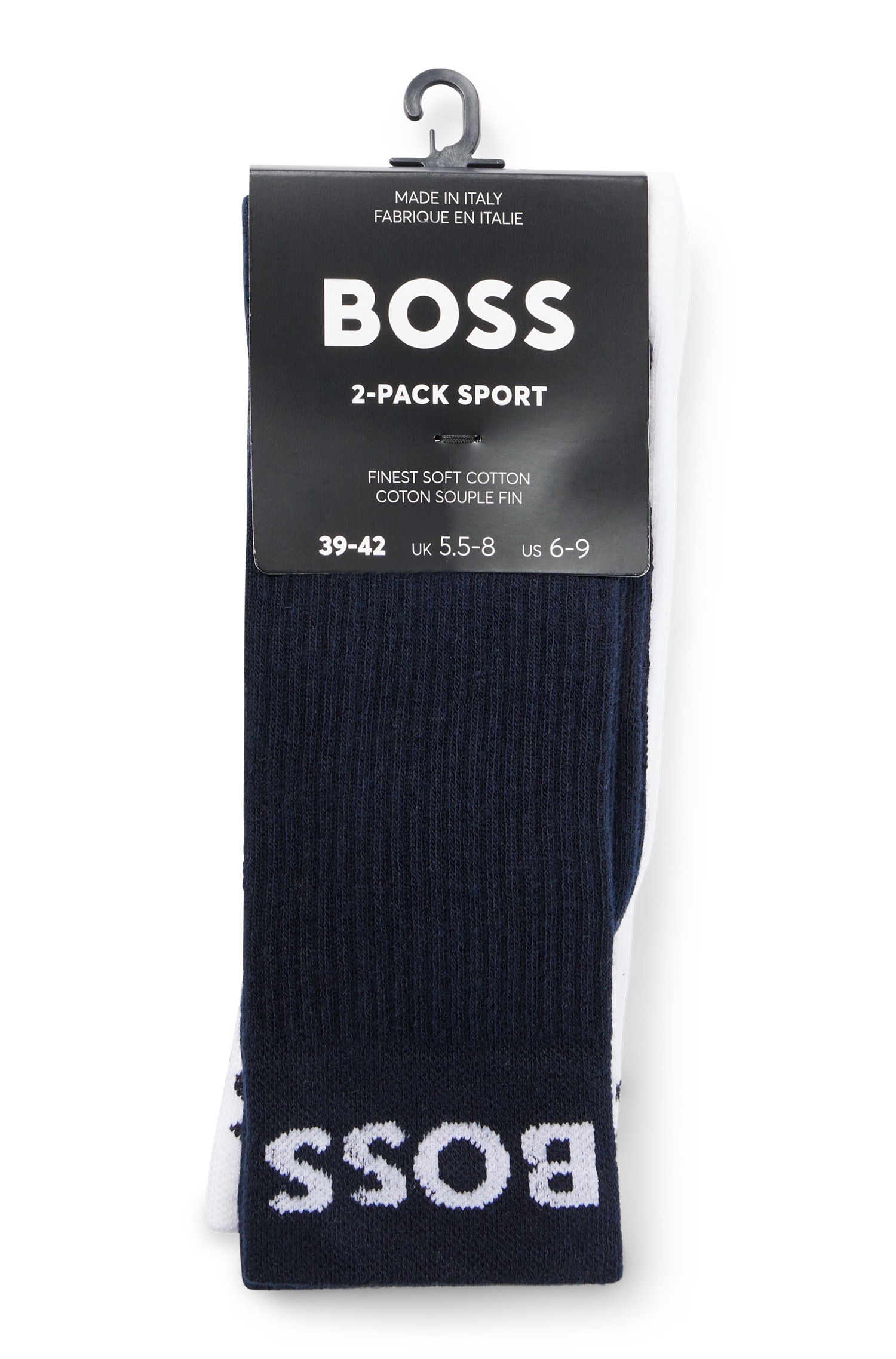 BOSS Sportsocken, (Packung, 2 Paar, 2er)