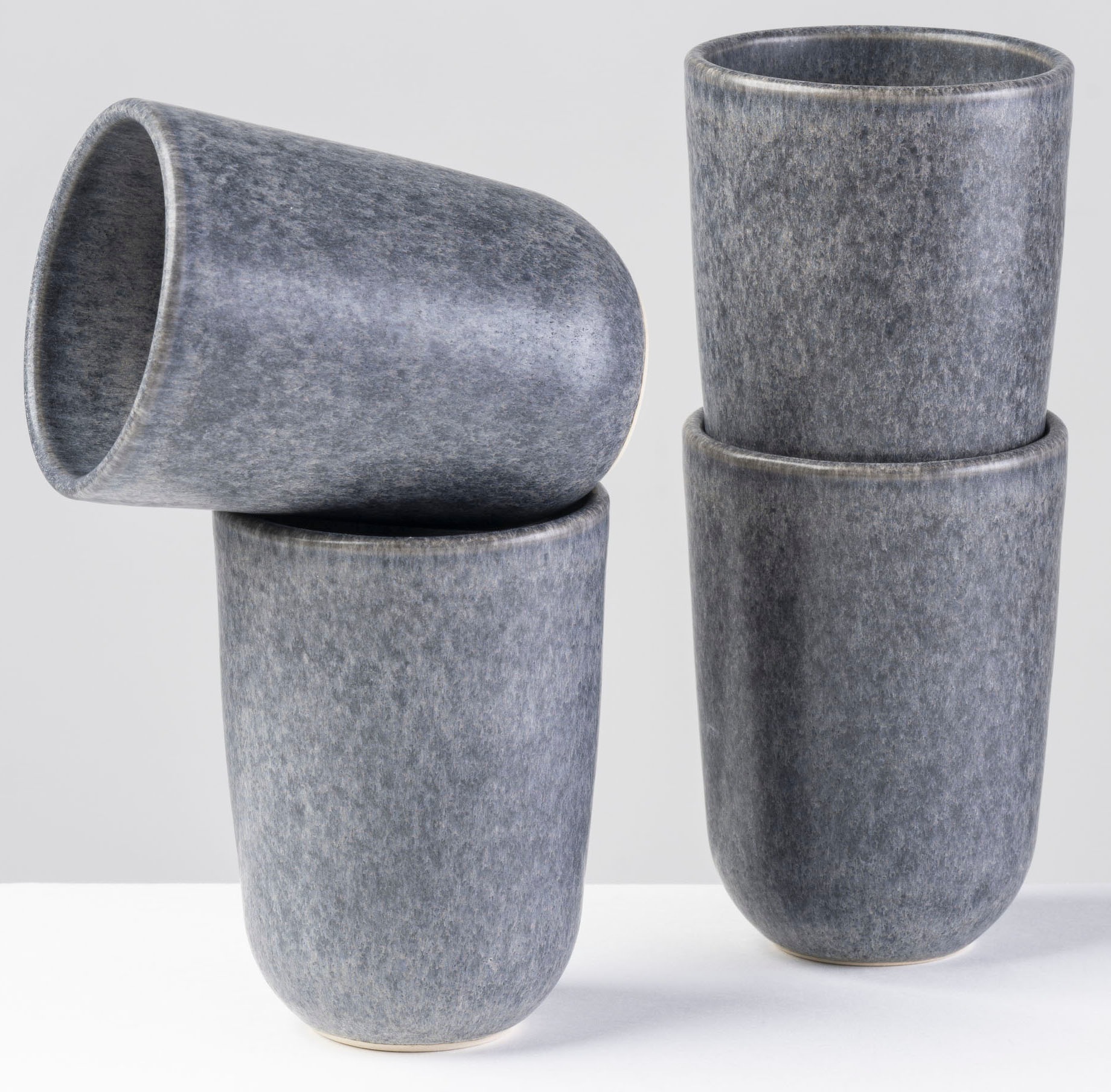 gipfelstück Becher »Moos'n'Stein«, (Set, 4 tlg.), Scandi-Style, Reaktivglas günstig online kaufen