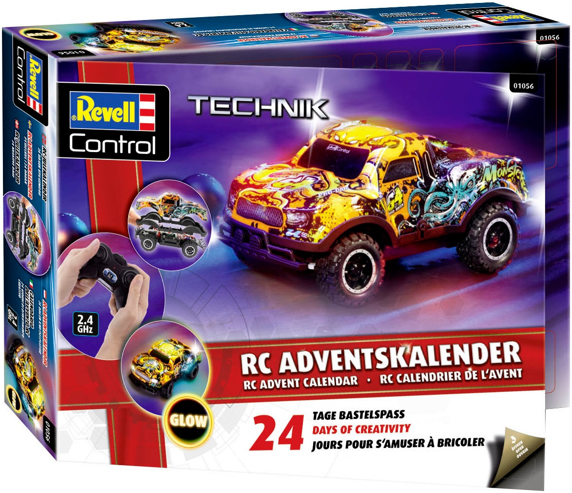 Revell® Spielzeug-Adventskalender »RC Christmas Driver«, ab 6 Jahren, mit beleuchteter Karosserie