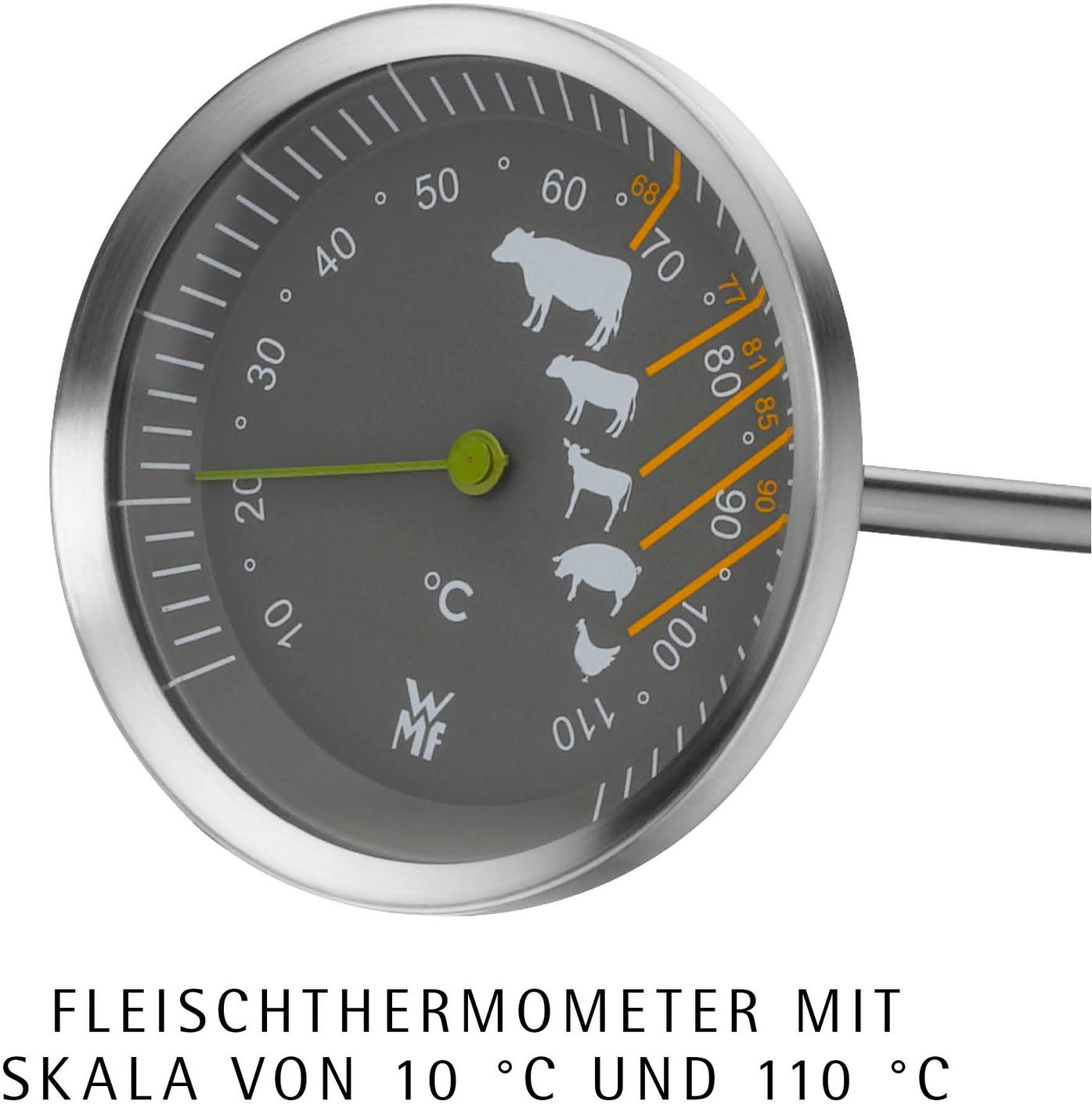WMF Bräter »Schmortopf mit Deckel, Induktion, backofengeeignet« Cromargan® Edelstahl Rostfrei 18/10