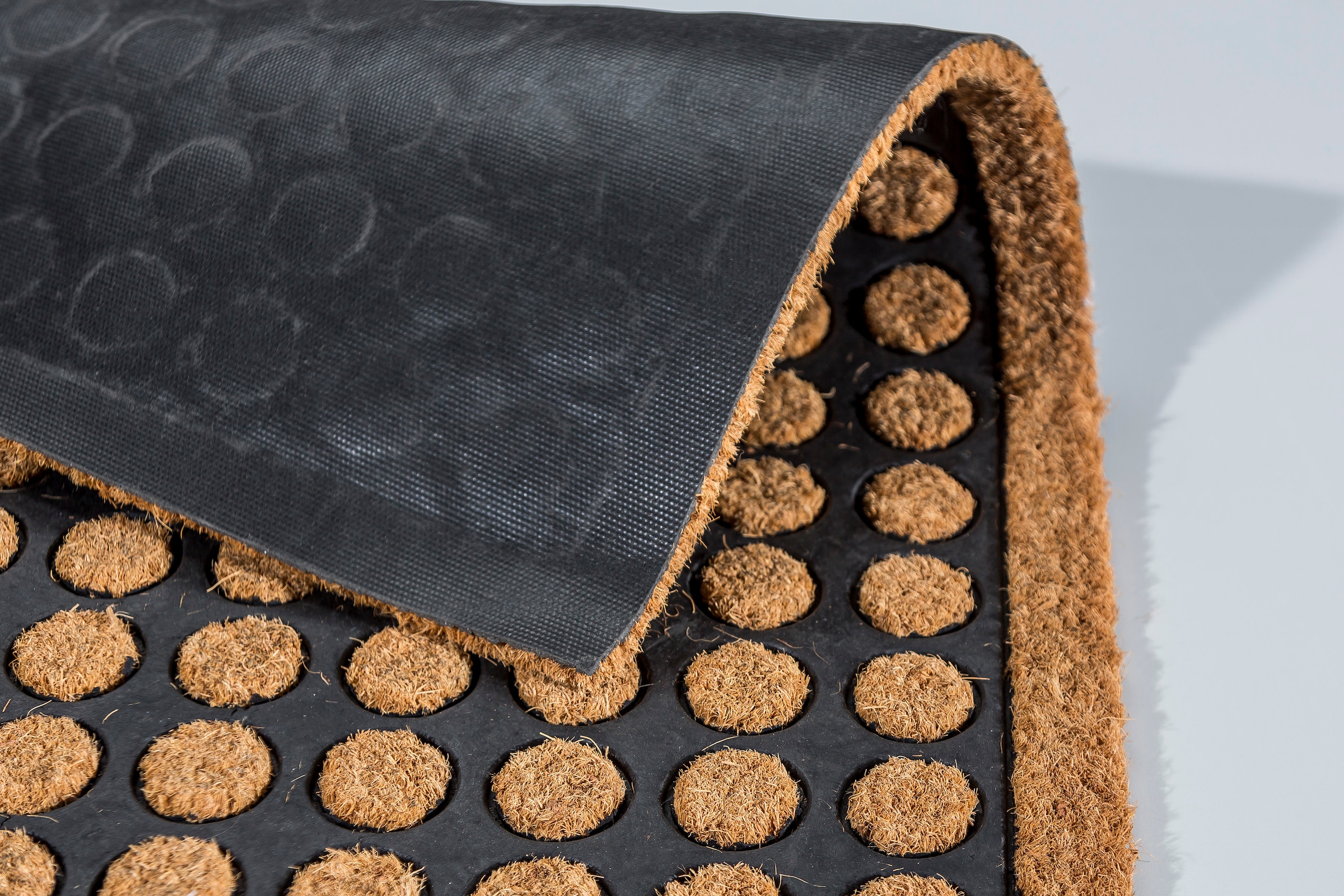 ASTRA Fußmatte »CocoHome1«, rechteckig, 16 mm Höhe, kokos, Türmatte, Hoch Tief Struktur, wetterfest, rutschfest