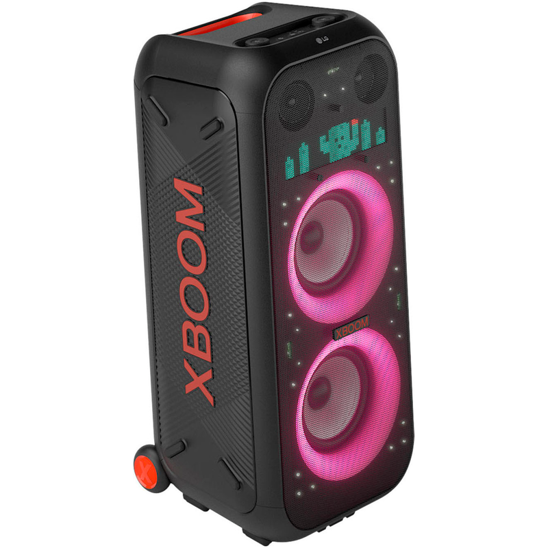 LG Portable-Lautsprecher »XBOOM XL9T« (Bluetooth Beleuchtungseffekte DJ-Funktionen Equalizer Karaoke-fähig ) schwarz Bluetooth 5.1, 1x USB,...