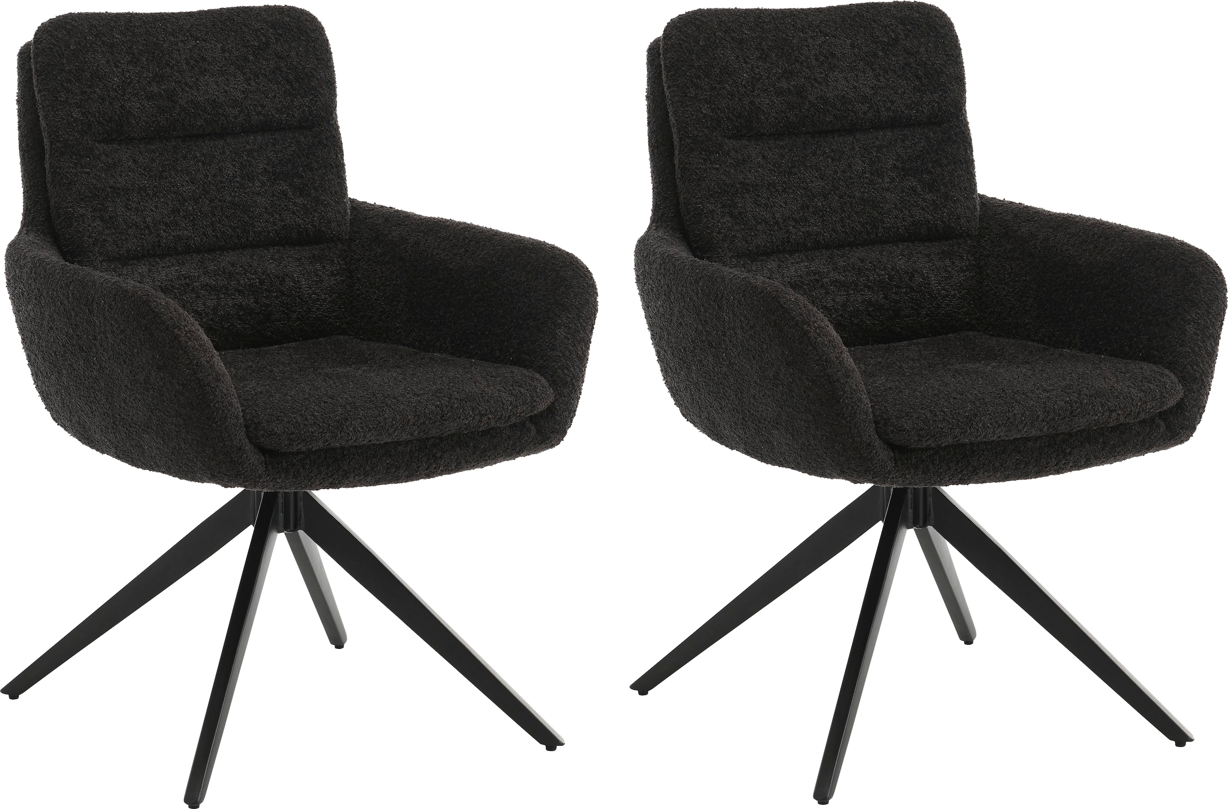 Home affaire Esszimmerstuhl »Taragona«, (Set), 2 St., Boucle, mit unterschi günstig online kaufen