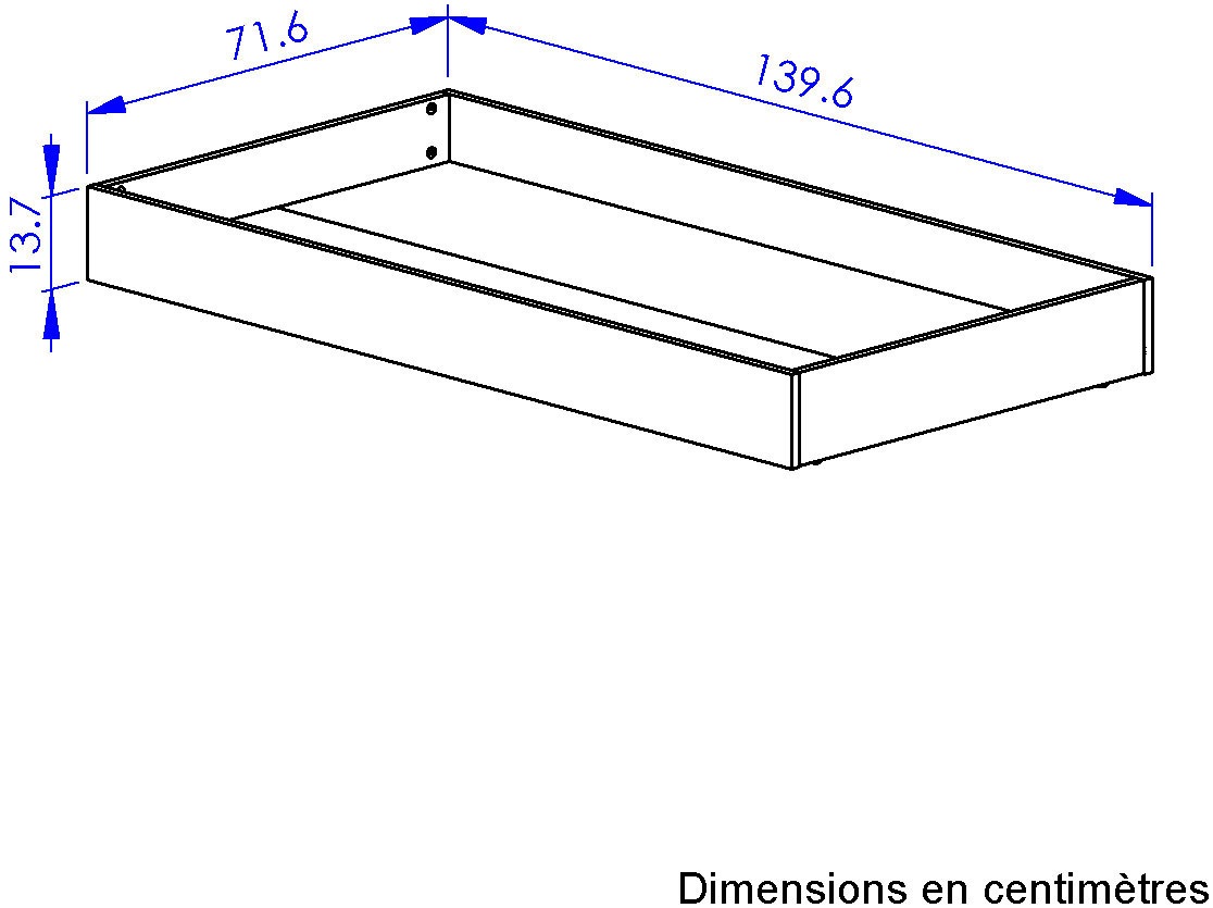 Gami Bettschubkasten »Bettschubkasten Basile« praktisch, um alles aufzubewahren