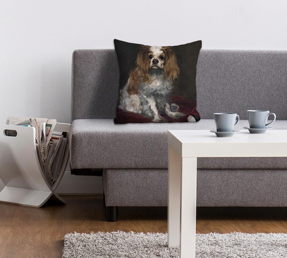 queence Dekokissen »»Hund««, Kissenhülle ohne Füllung, 1 Stück