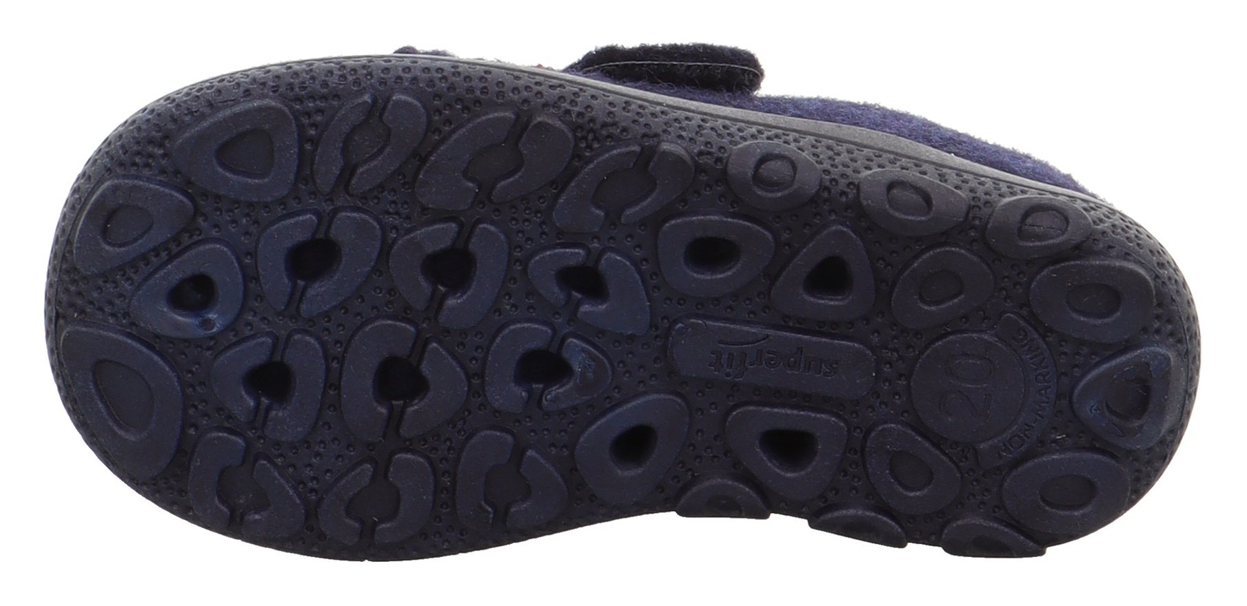 Superfit Hausschuh »HAPPY OCTI WMS: Mittel«, Klettschuh mit Schurwolle, Größenschablone zum Download