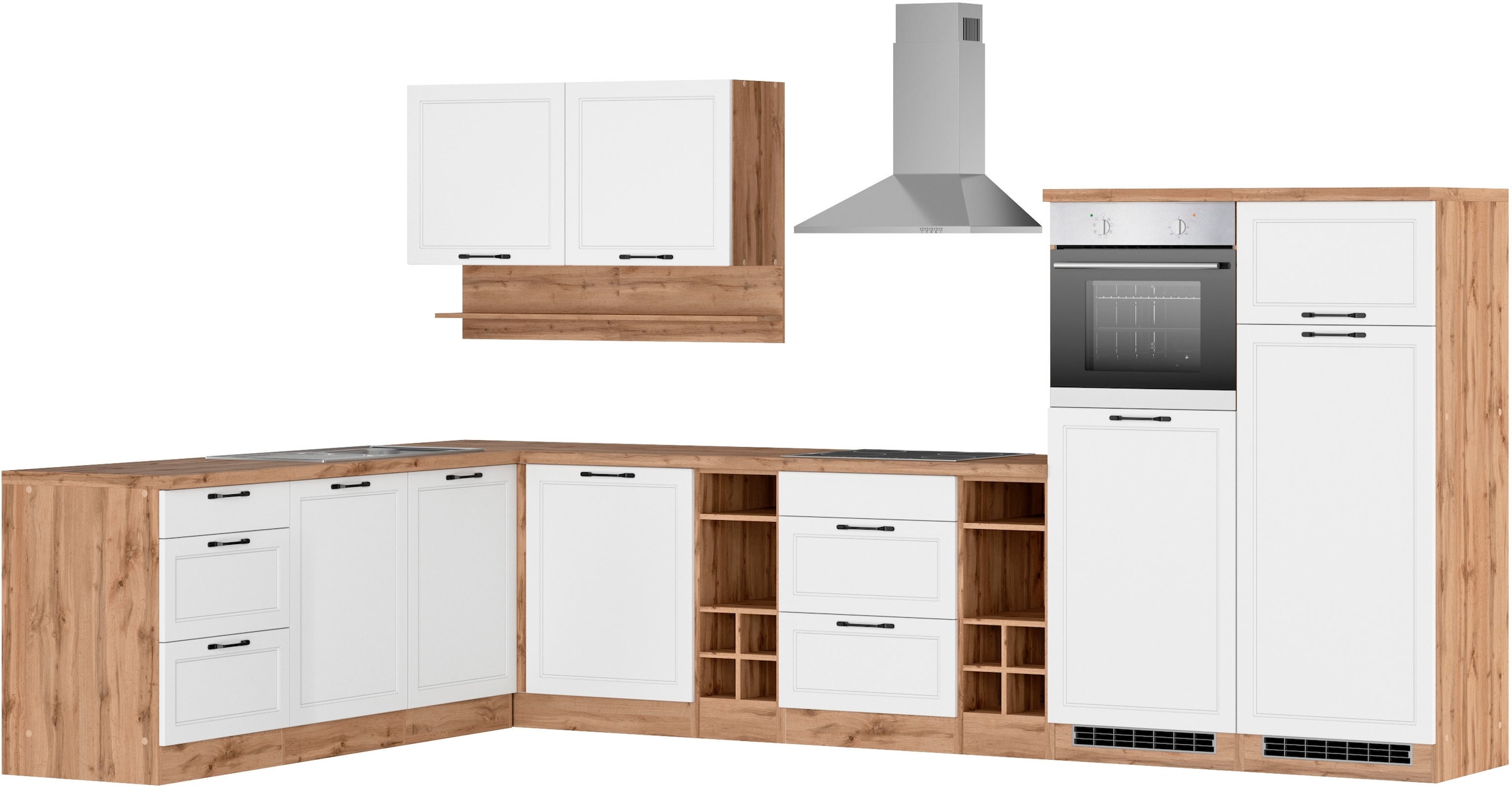 KOCHSTATION Winkelküche "KS-Lana", Stellbreite 240/360 cm, wahlweise mit E- günstig online kaufen
