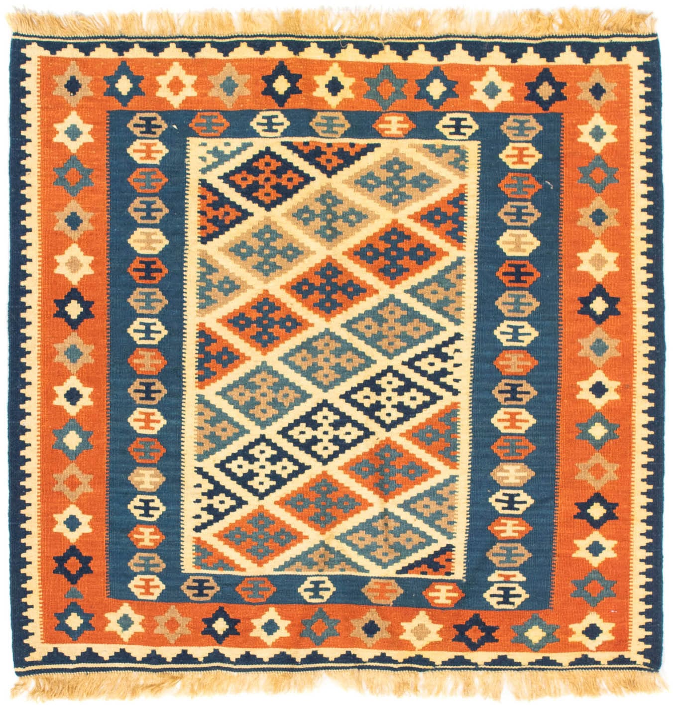 morgenland Wollteppich »Kelim - Oriental quadratisch - 100 x 98 cm - mehrfa günstig online kaufen