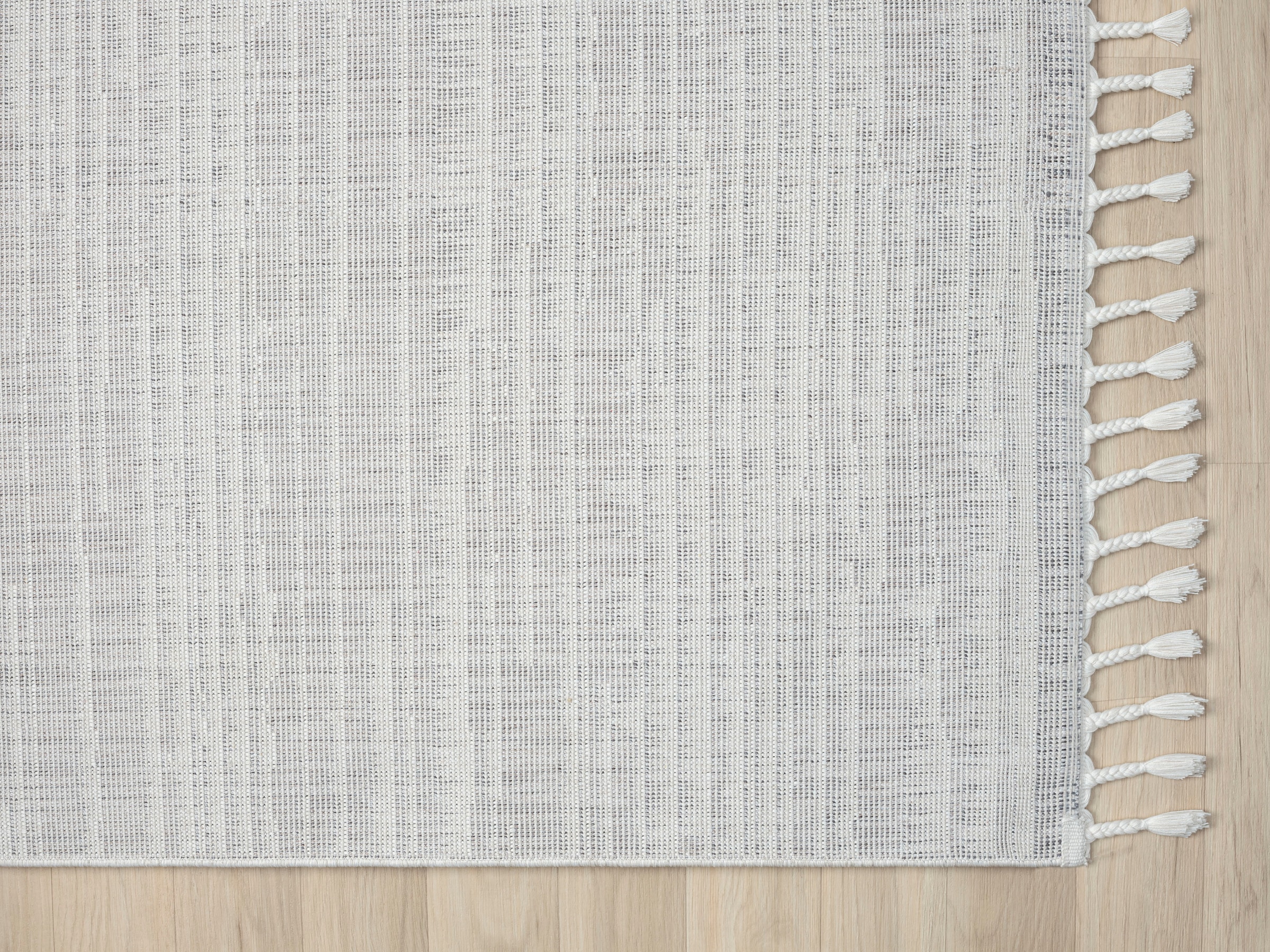 Myflair Möbel & Accessoires Teppich »Enya«, rechteckig, 17 mm Höhe, Uni Farben, Hoch-Tief Effekt, mit Fransen, besonders weich