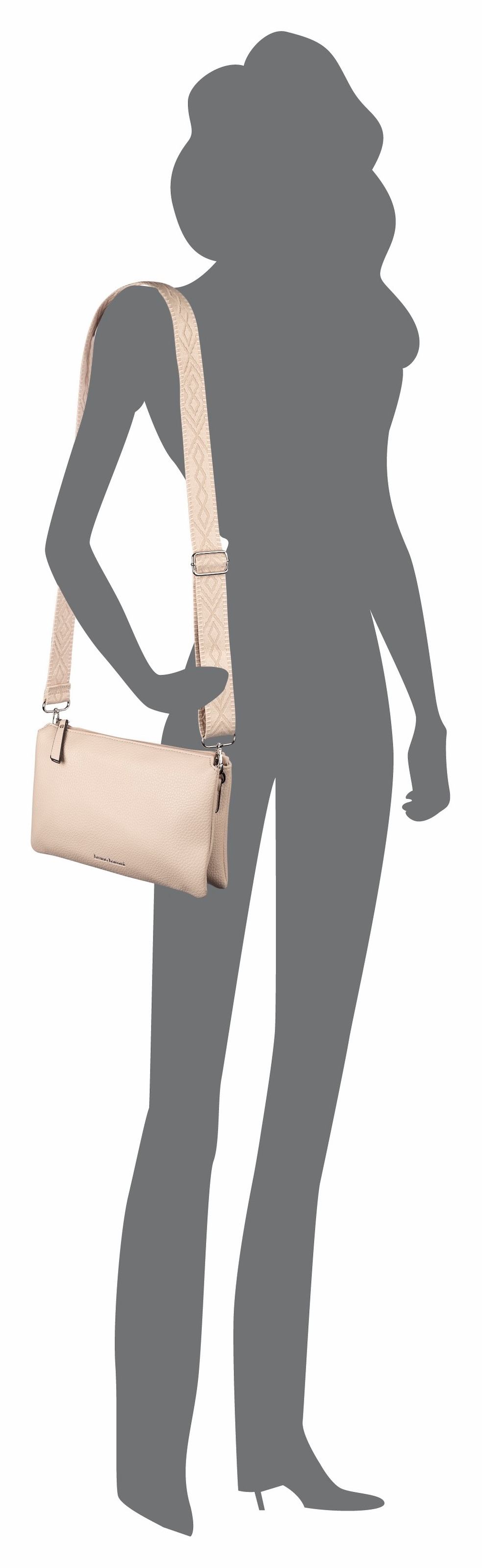 Bruno Banani Clutch »Amalfi«, Handtasche Damen Tasche Schultertasche