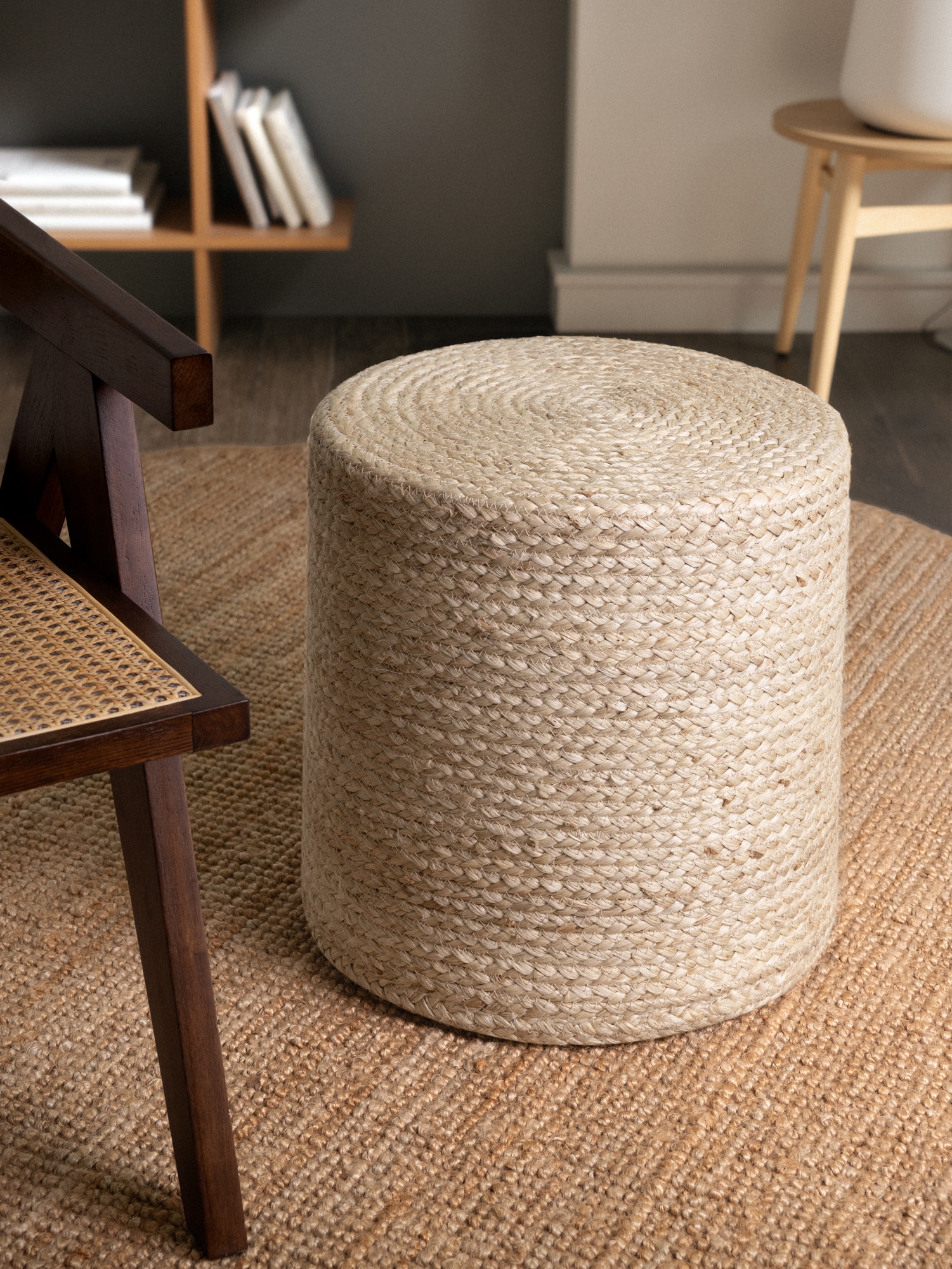 HANSE Home Pouf »Jutta, Jute«, (1 St.), Jute, Natur, Wohnzimmer, Esszimmer, Schlafzimmer, Flur, Modern, Boho