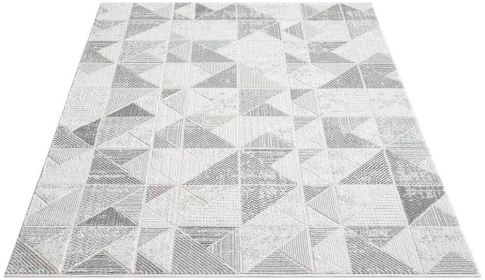 Carpet City Teppich »ANTIK231«, rechteckig, 10 mm Höhe, Kurzflor, 3D-Optik, Klassisch-Modern für Wohnzimmer, Schlafzimmer