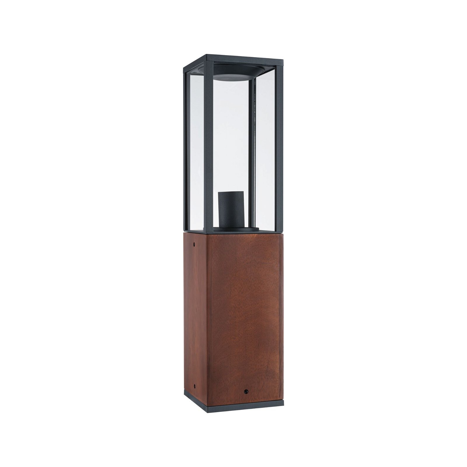 Paulmann LED Gartenstrahler »Lichtobjekt Timba IP44 eckig 600mm max. 60W 230V E27 Holz«, 1 flammig, Leuchtmittel E27 | ohne Leuchtmittel