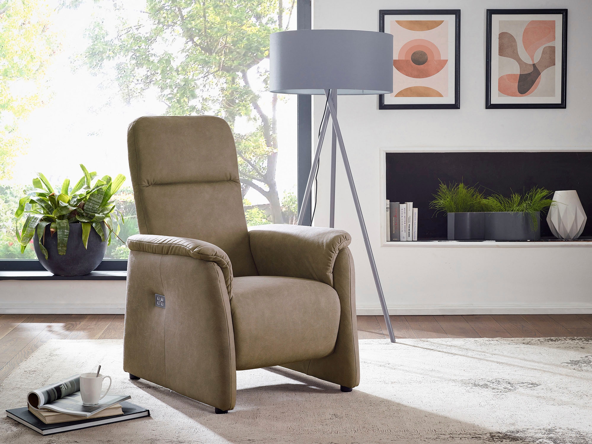 CALIZZA INTERIORS Relaxsessel »Topas«, inklusiver stufenloser Kopfteilverst günstig online kaufen