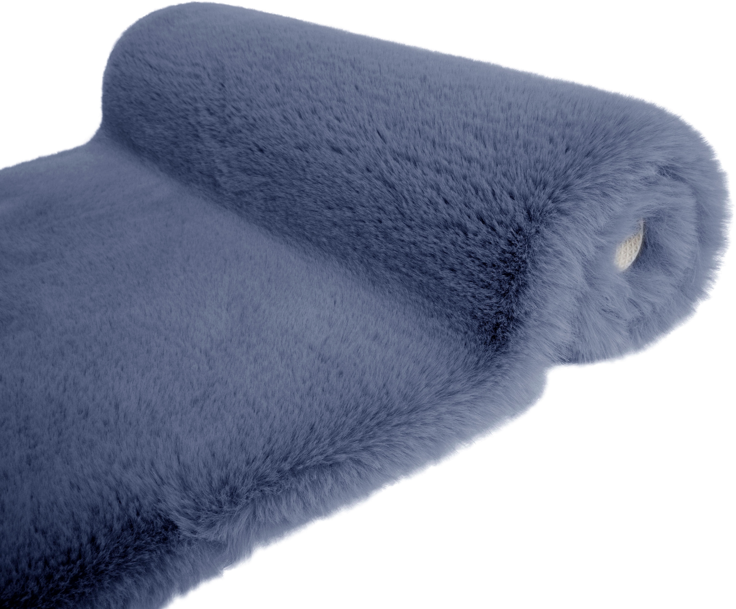 my home Badematte »Rabbit Badematten, Badvorleger, Badezimmer Teppich«, rutschhemmend beschichtet, strapazierfähig-fußbodenheizungsgeeignet-schnell trocknend, Kaninchenfell-Haptik, Badteppich, rechteckig, rund & als 3-tlg. Set