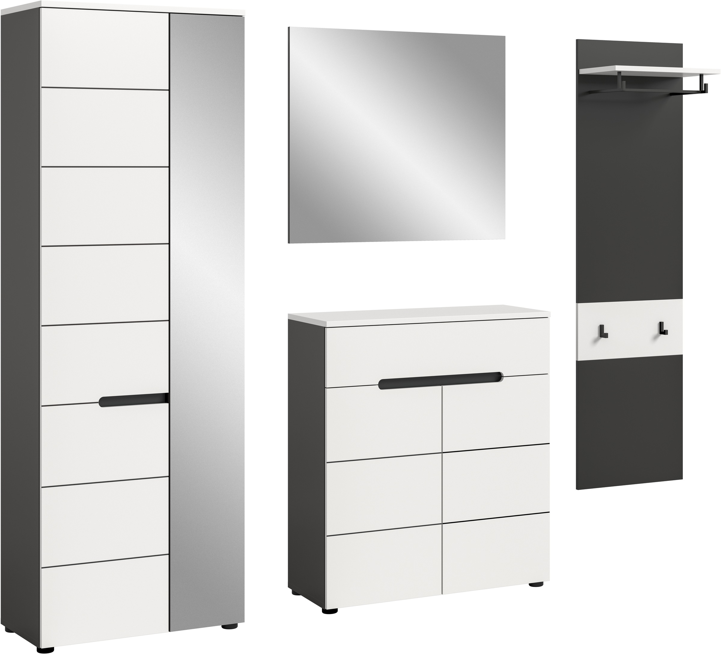 INOSIGN Garderoben-Set »REHAT, TOPSELLER!, 4-teilig, Breite 220 cm, individ günstig online kaufen