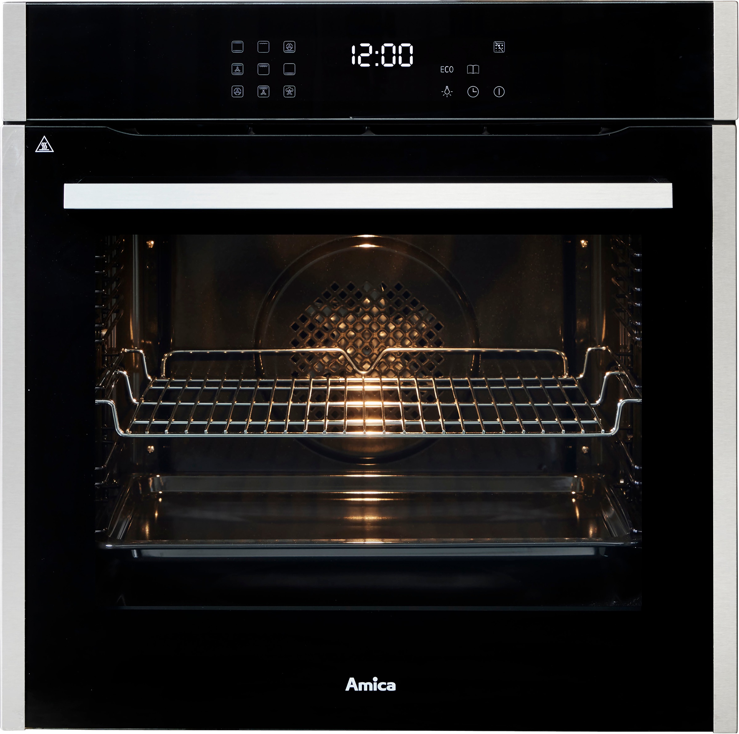 Amica Einbaubackofen »EBPX 946 700 E«, EBPX 946 700 E, mit Teleskopauszug nachrüstbar, Steam Clean, Pyrolyse-Selbstreinigung, XXL-Garraum