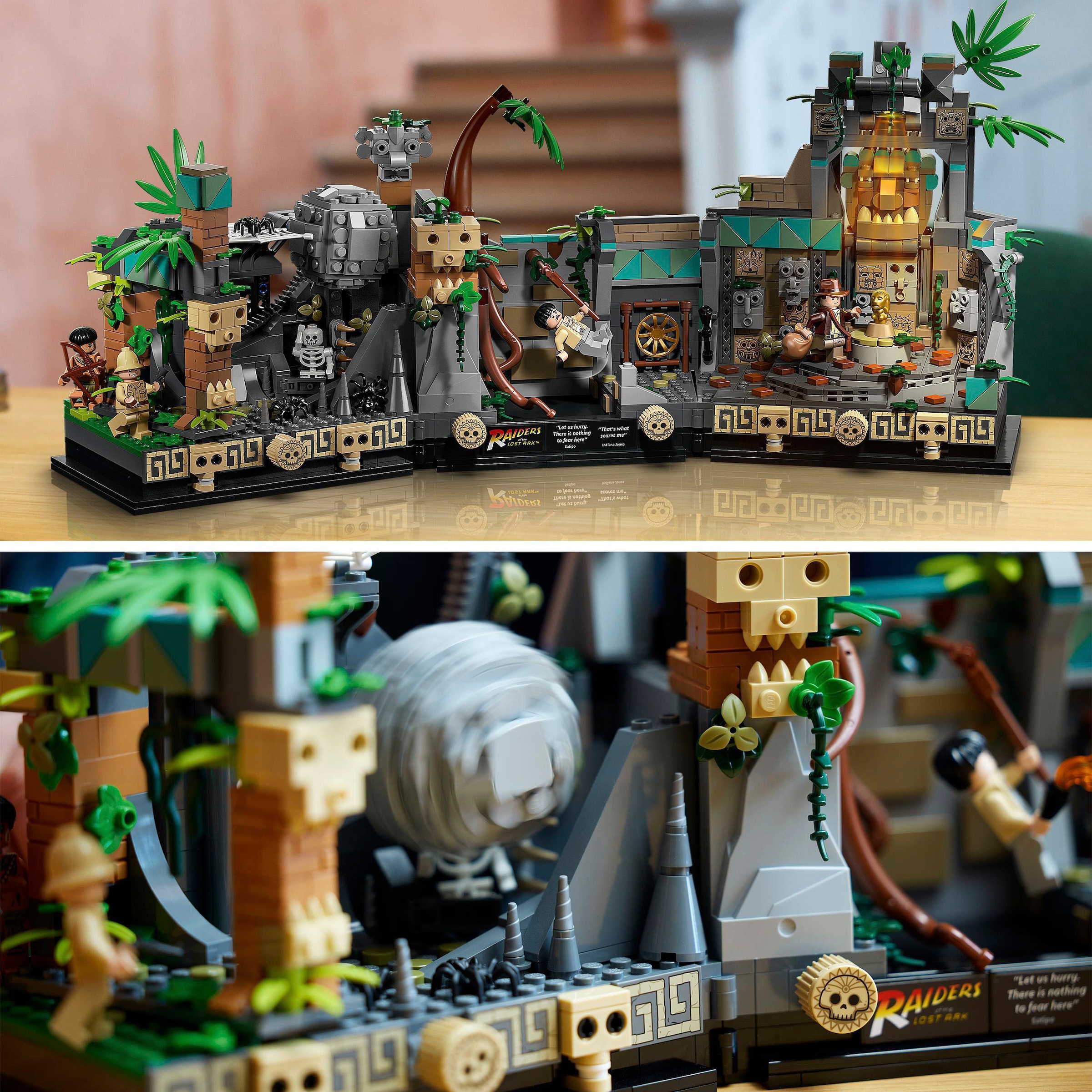 LEGO® Konstruktionsspielsteine »Tempel des goldenen Götzen (77015), LEGO® Indiana Jones«, (1545 St.), Made in Europe