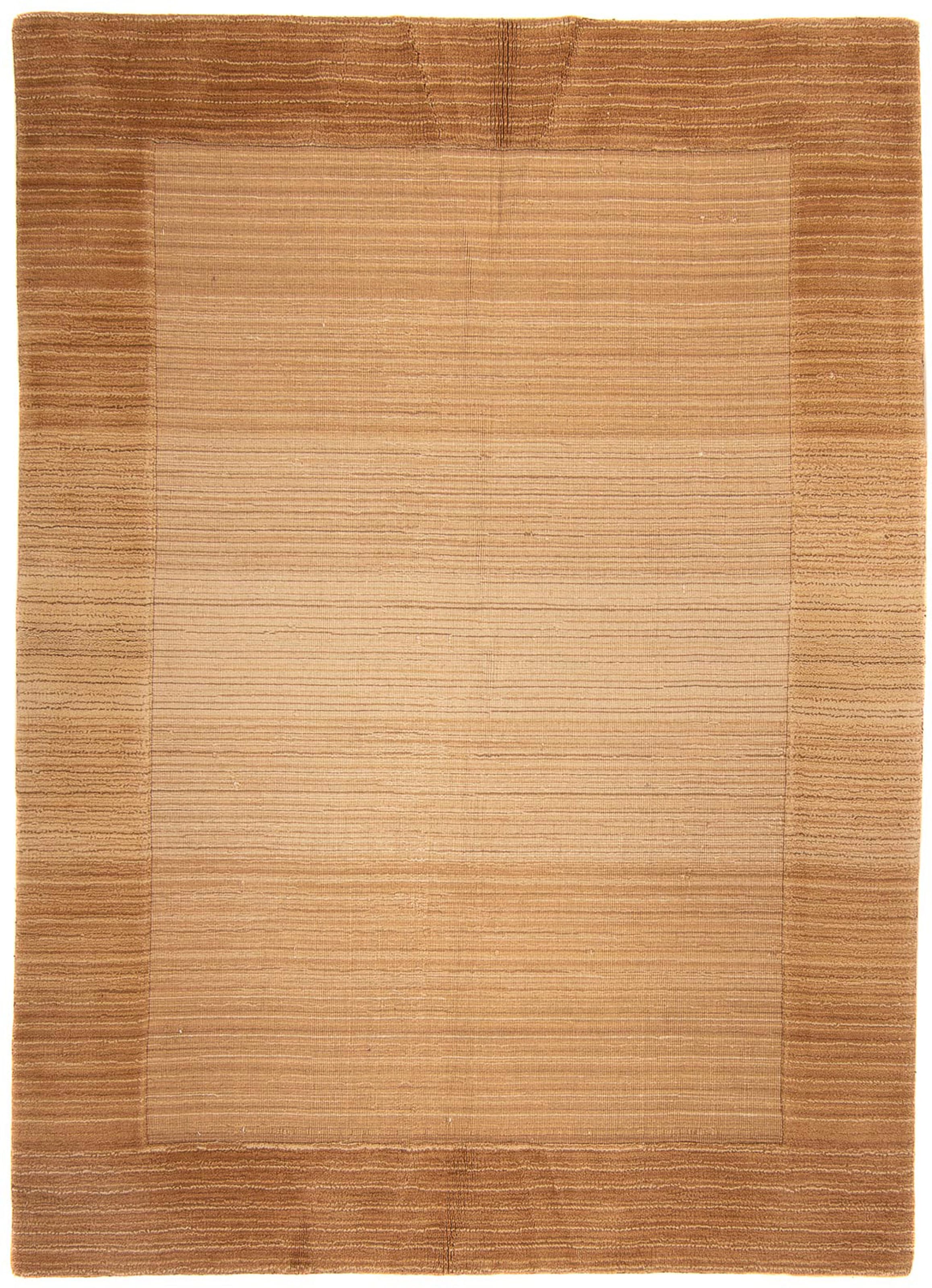 morgenland Wollteppich »Gabbeh - Loribaft Softy - 200 x 140 cm - hellbraun« günstig online kaufen