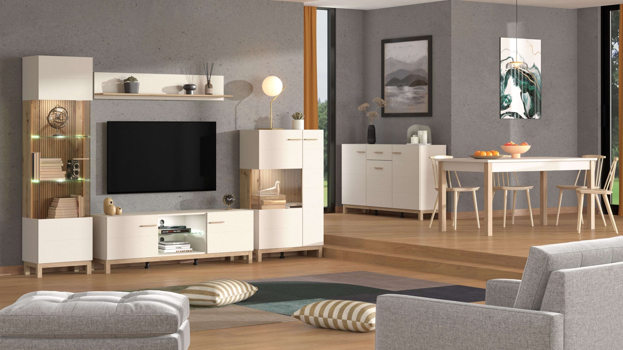 Home affaire Wandregal »Essex Schwebendes Regal, Wandkonsole, Wandboard« Ablageboden, Wandmontiert,  Gesamtbreite 137,5 cm