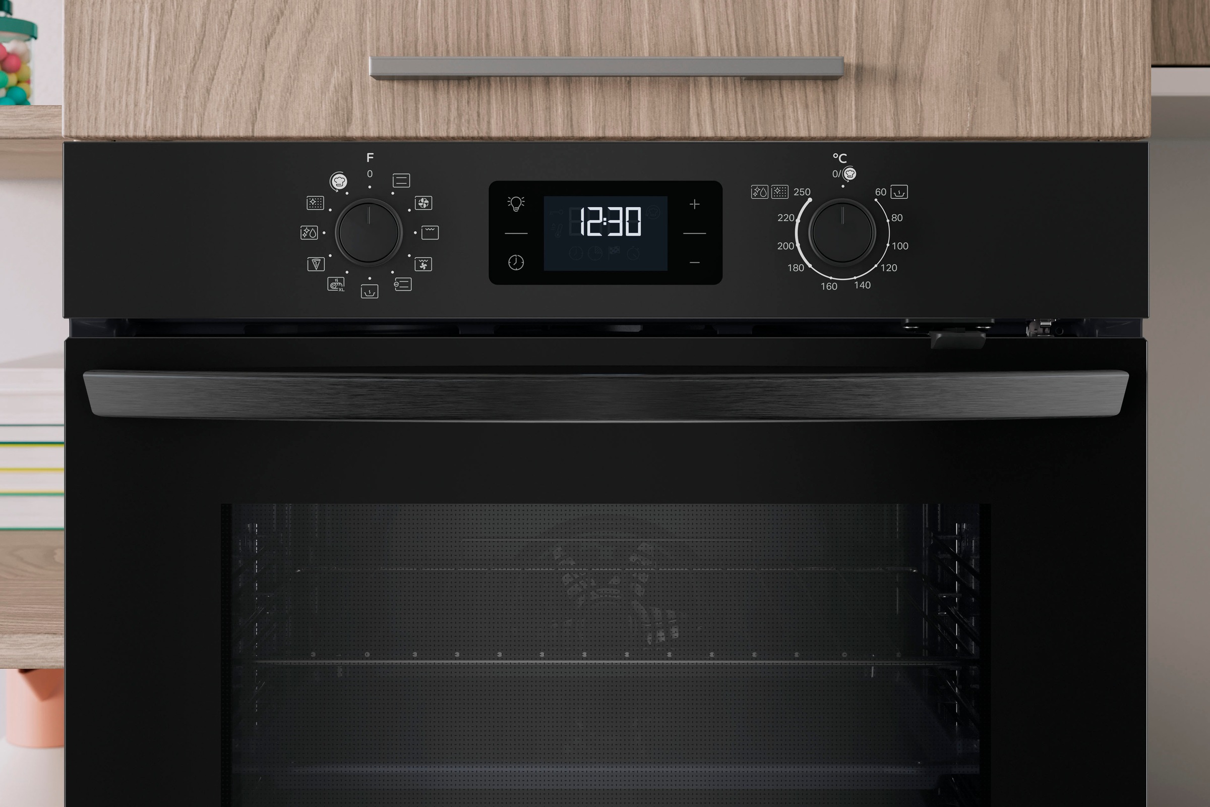 Privileg Einbaubackofen  »PBA285PU1K«, mit Teilauszug, Multi-Level-Kochen - gleichzeitiges Zubereiten auf drei Ebenen