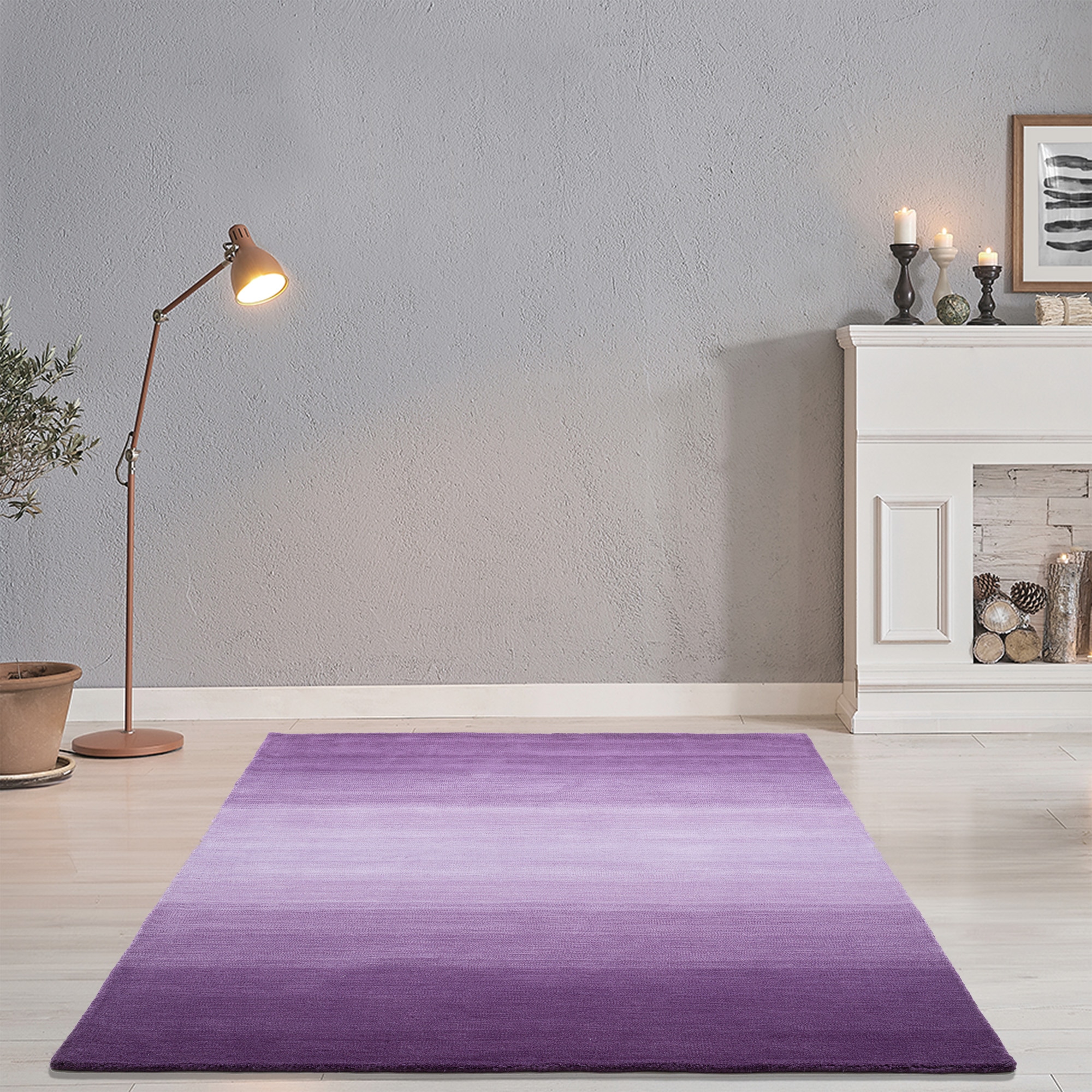 THEKO Wollteppich "Wool Comfort" rechteckig 14 mm Höhe Handweb Teppich, rei günstig online kaufen