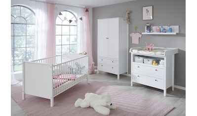 Babyzimmer-Komplettset »Westerland«, (Set, 4 St.), (4 tlg.) Bett + Wickelkommode + 2... kaufen