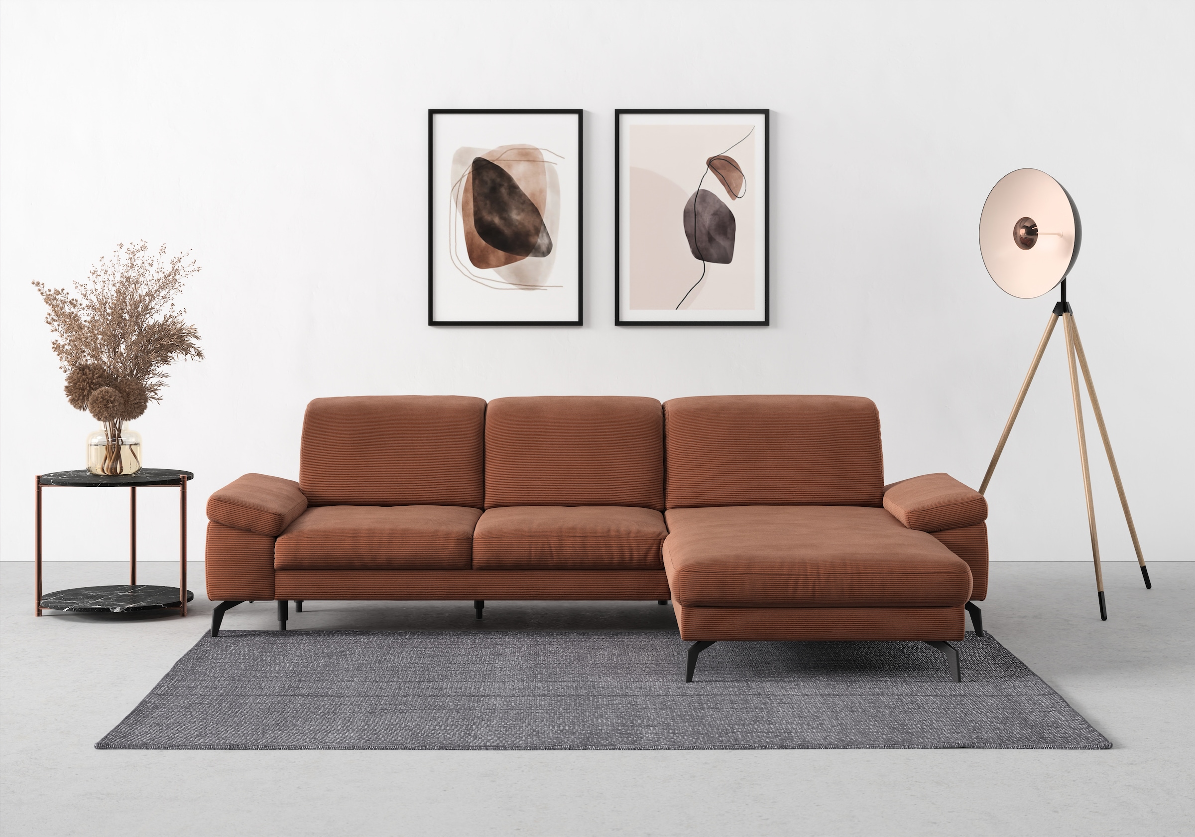 sit&more Ecksofa »Cabana L-Form« Recamiere, wahlweise mit Sitztiefen-, Arml günstig online kaufen