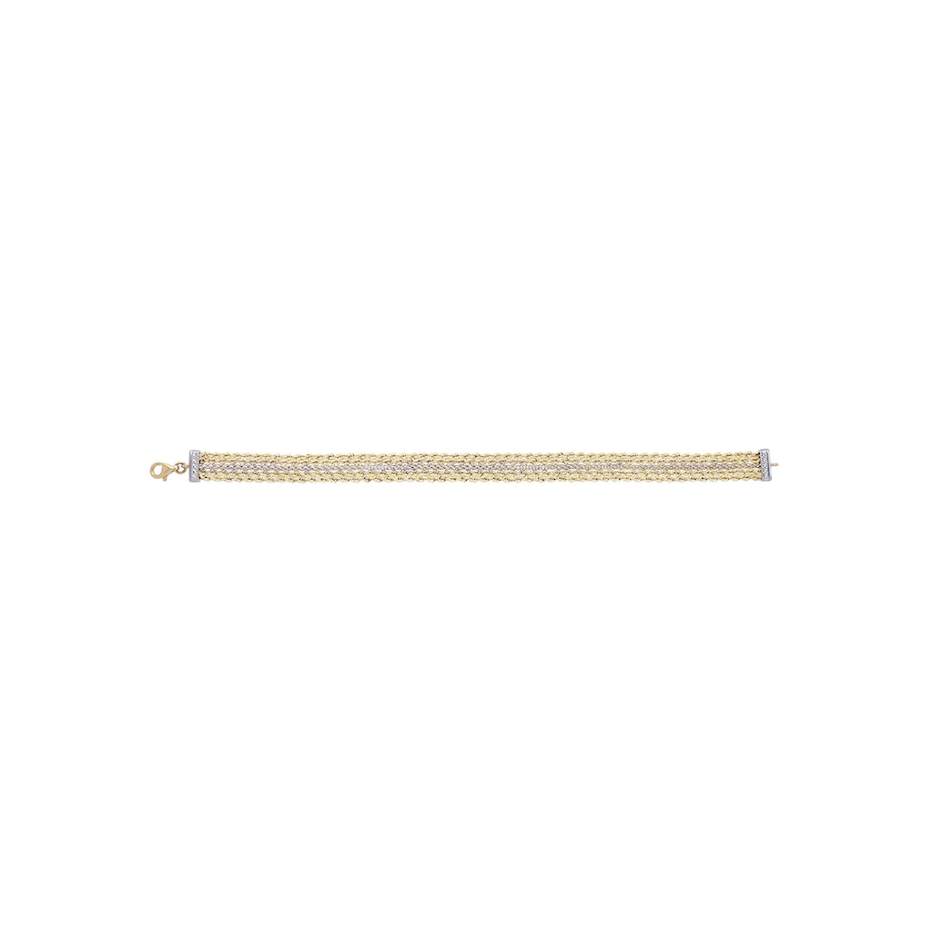 Firetti Goldarmband »Schmuck Geschenk Gold 375 Armschmuck Armkette Goldarmband Fantasie«