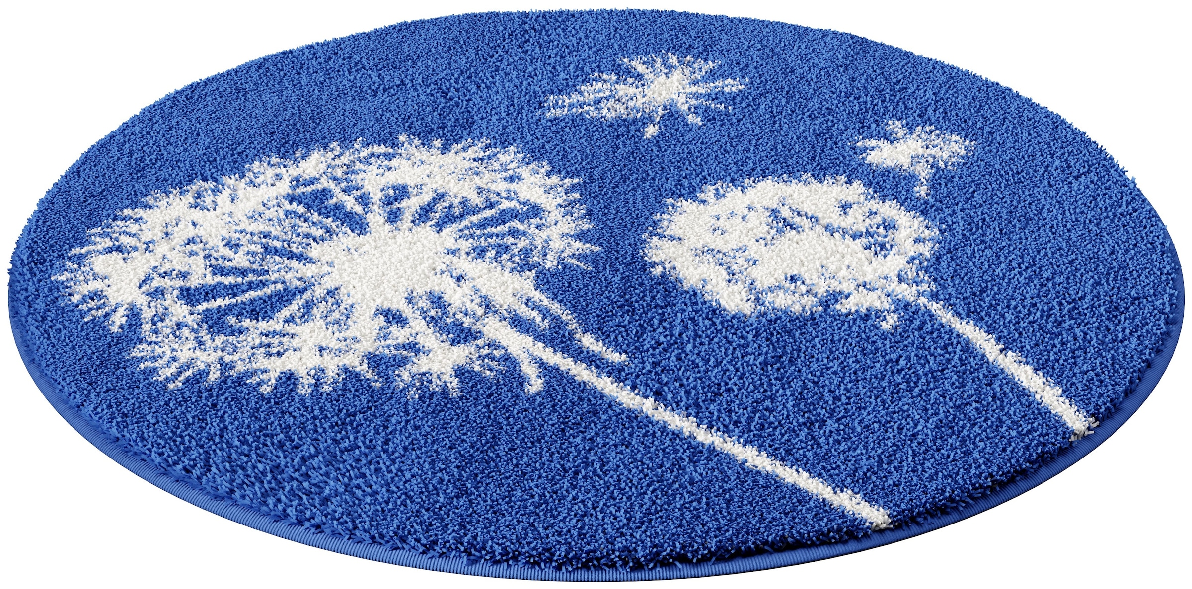 Grund Badematte »Pusteblume, Badvorleger, Badezimmer Teppich, sehr weich«, rutschhemmend beschichtet, schnell trocknend-fußbodenheizungsgeeignet, weiche Haptik, auch als 2-teiliges Set erhältlich, Made in Europe
