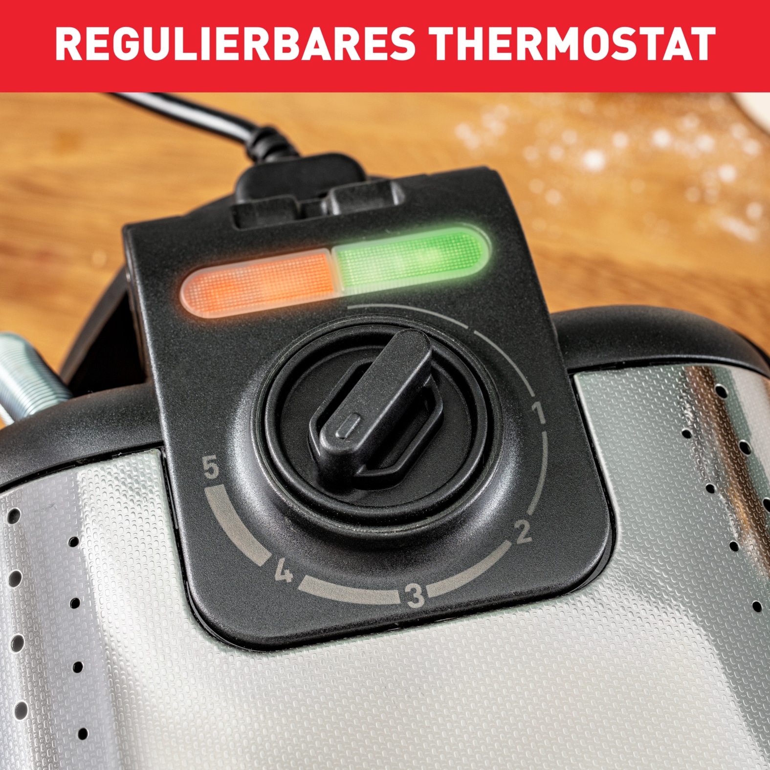 Tefal Waffeleisen »WM756D Kingsize« 1200 W für 2 belgische Waffeln, mit Dreh-Funktion, antihaftbeschichtet